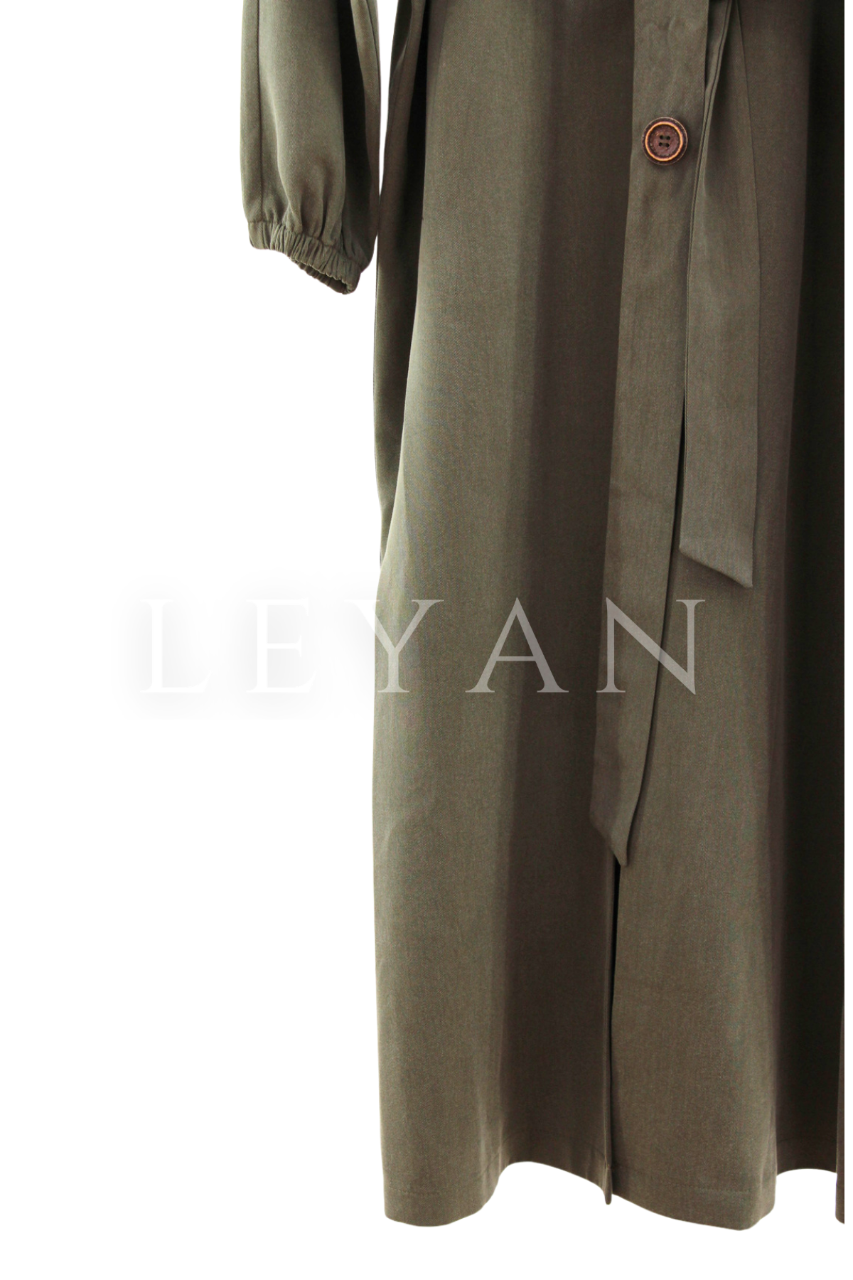 Orhan Store Düğme Detaylı Kap- LYN04442 Haki