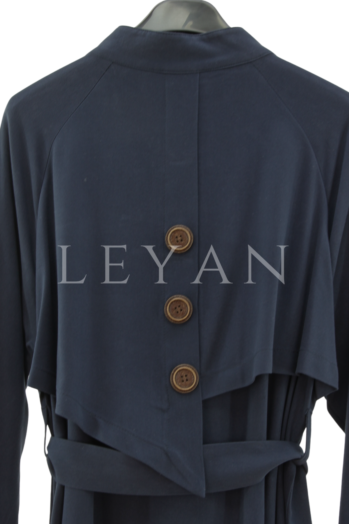 Orhan Store Düğme Detaylı Kap- LYN04442 Lacivert