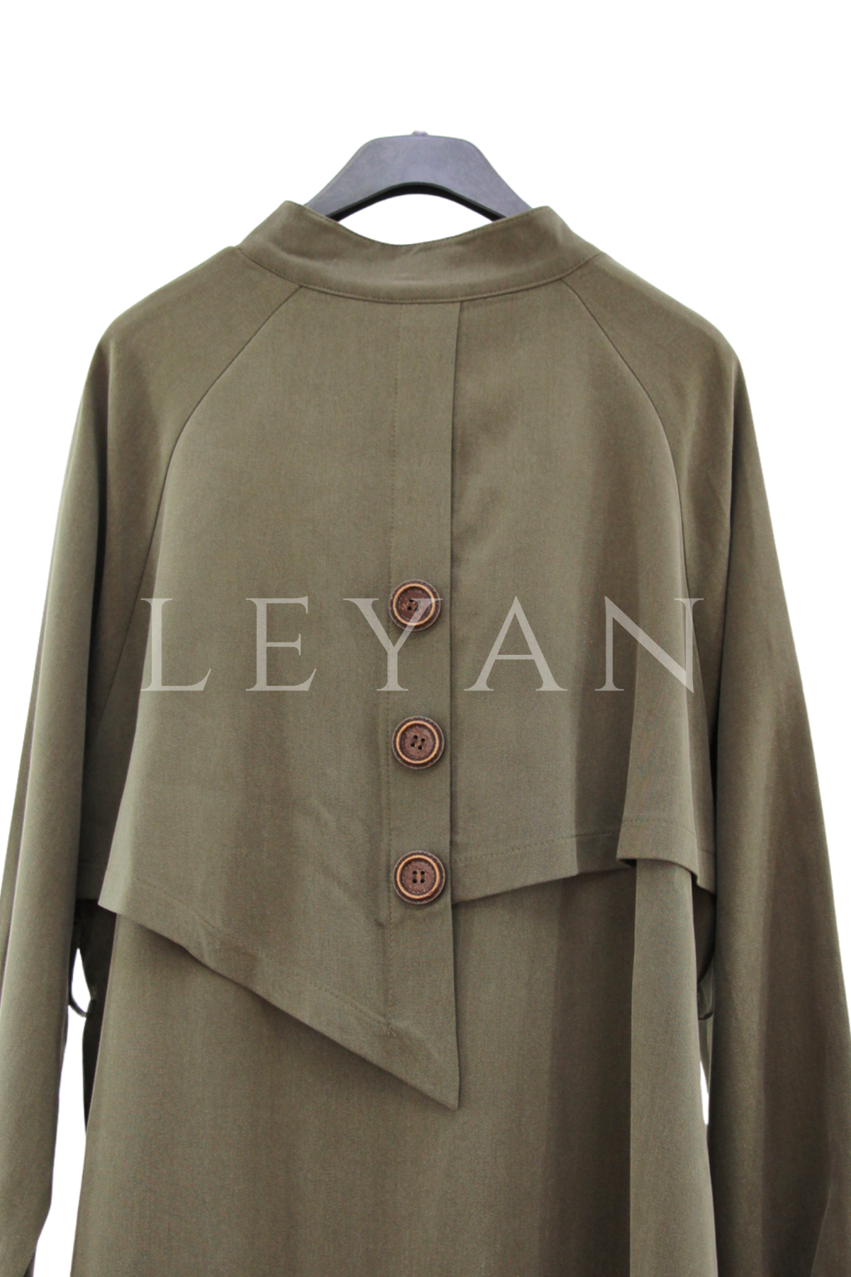 Orhan Store Düğme Detaylı Kap- LYN04442 Haki