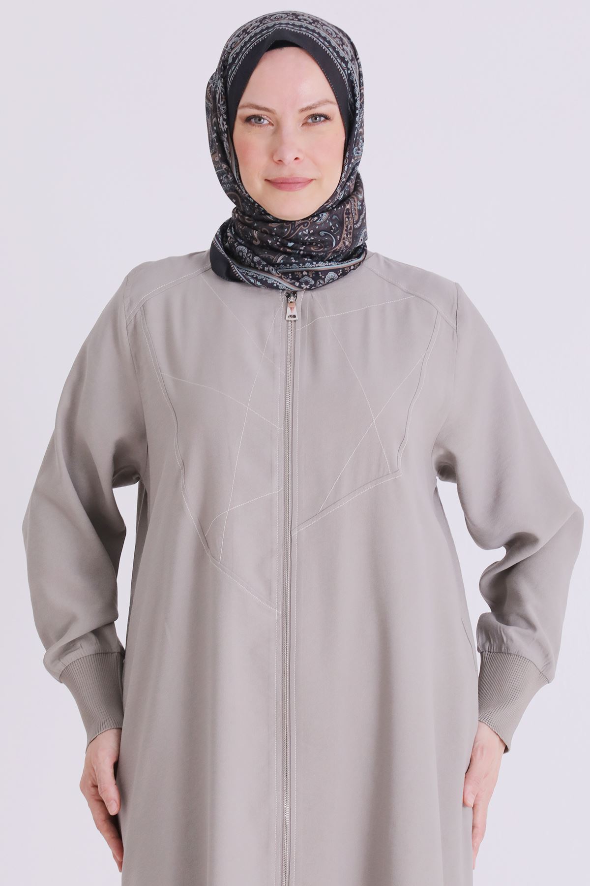 Behrem Çıtçıt Detaylı Kap- LYN04443 Küf Yeşili