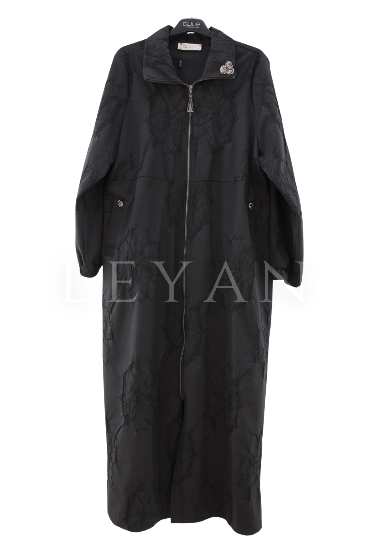 Dule Çiçek Desenli Kap- LYN04444 Siyah