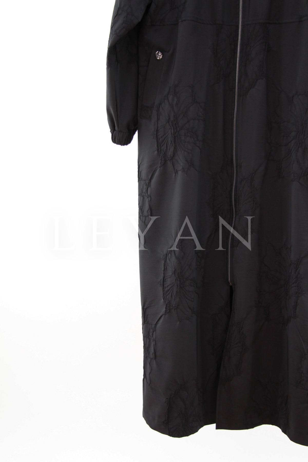 Dule Çiçek Desenli Kap- LYN04444 Siyah