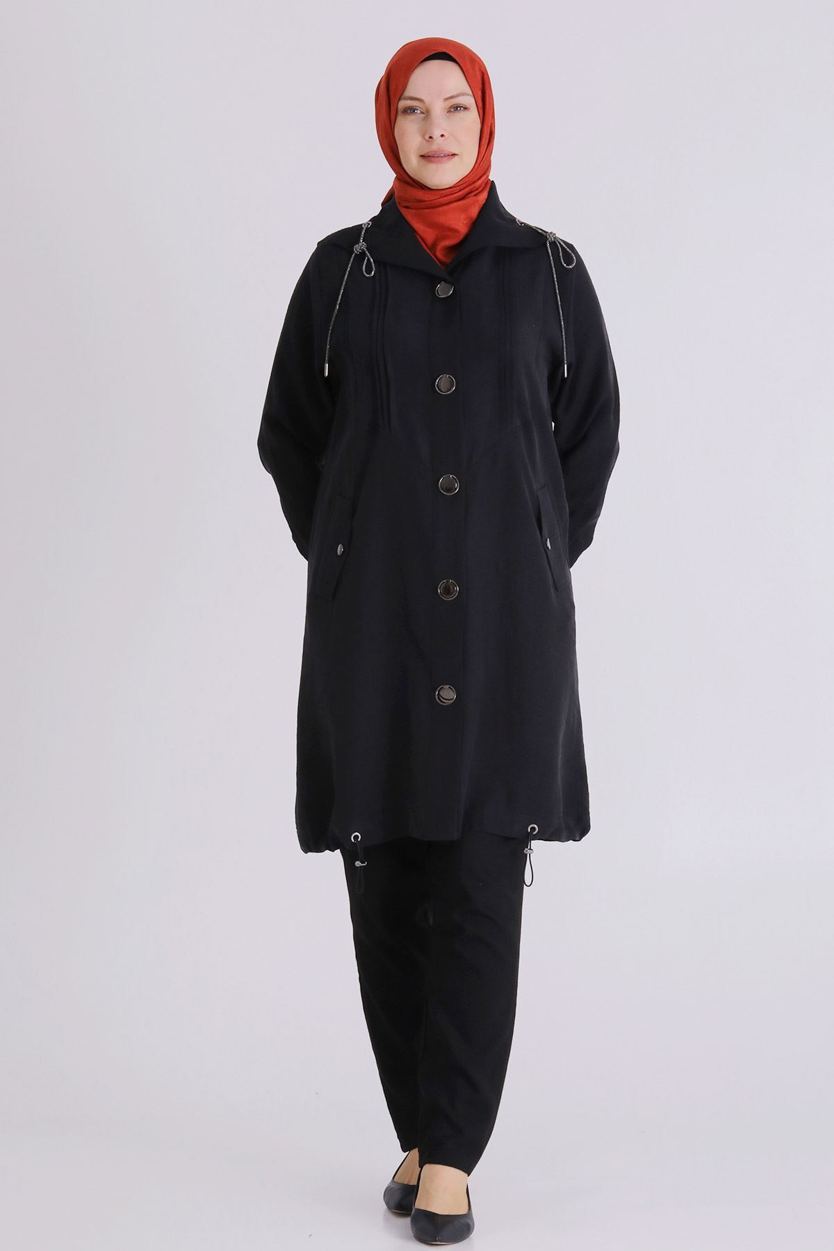 Behrem Tencel Kap- LYN04387 Siyah