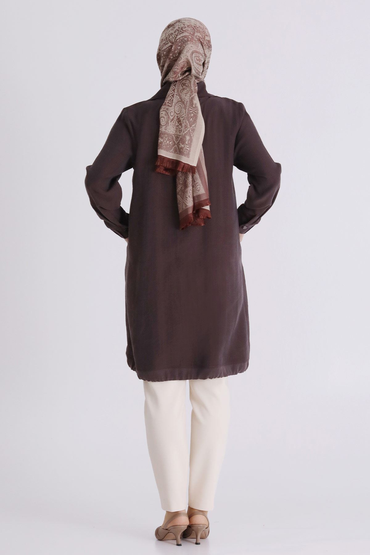 Behrem Tencel Kap- LYN04387 Kahve