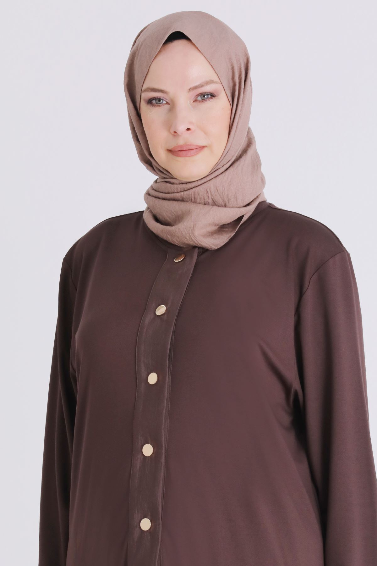 Behrem Çıtçıtlı Takım- LYN04445 Kahve