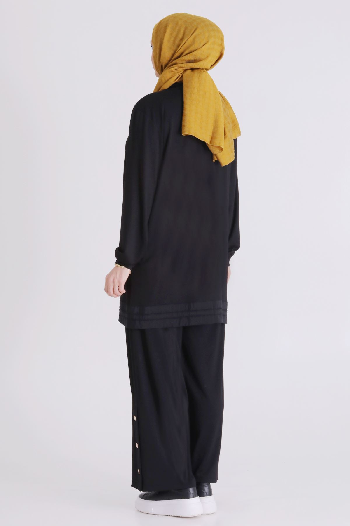 Behrem Çıtçıtlı Takım- LYN04445 Siyah