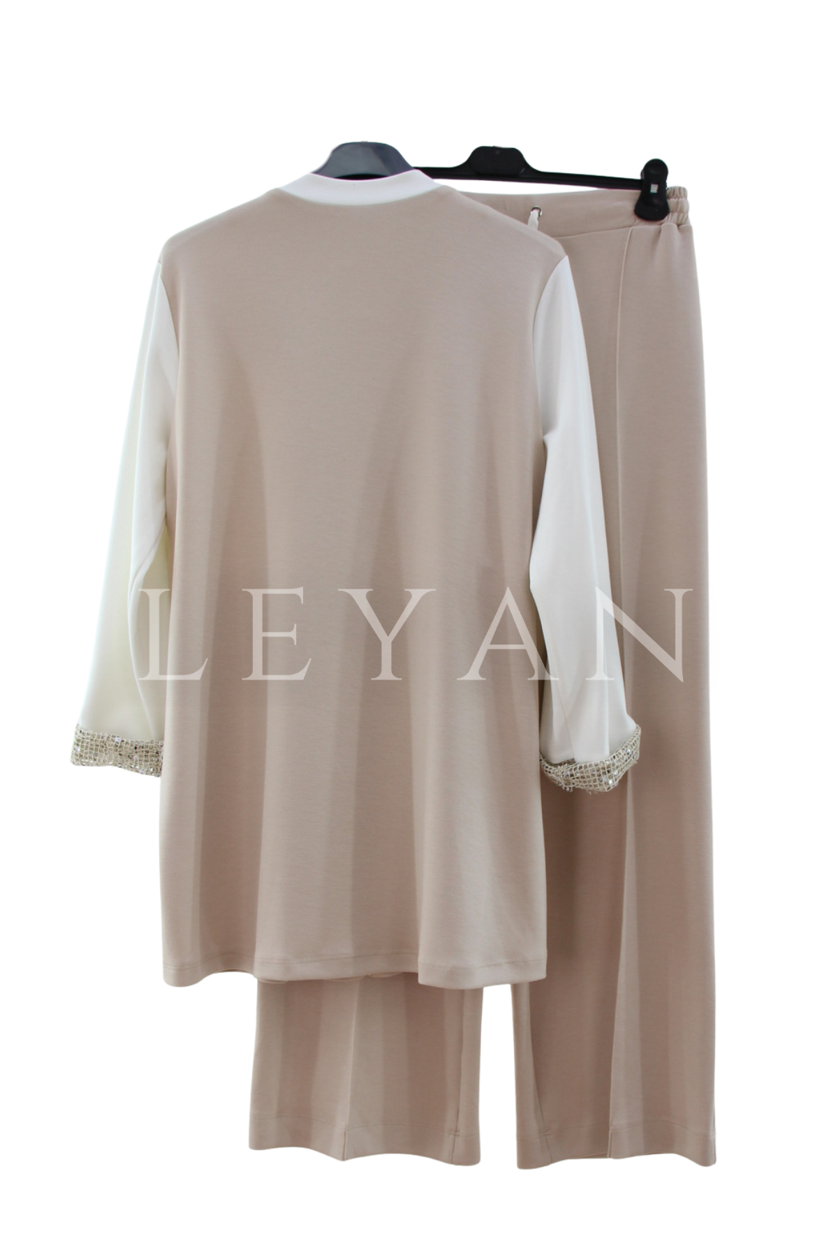 Orhan Store File Detaylı Takım- LYN04454 Bej