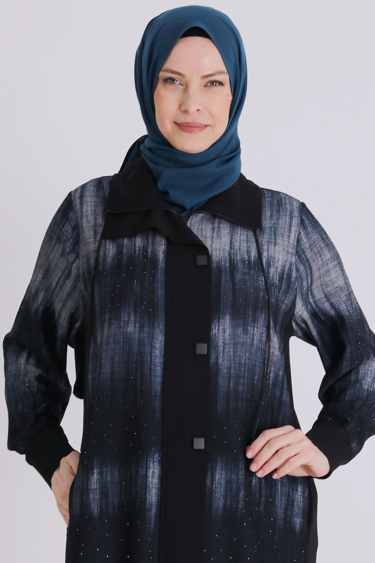 Behrem Taş Detaylı Kap- LYN04464 Siyah