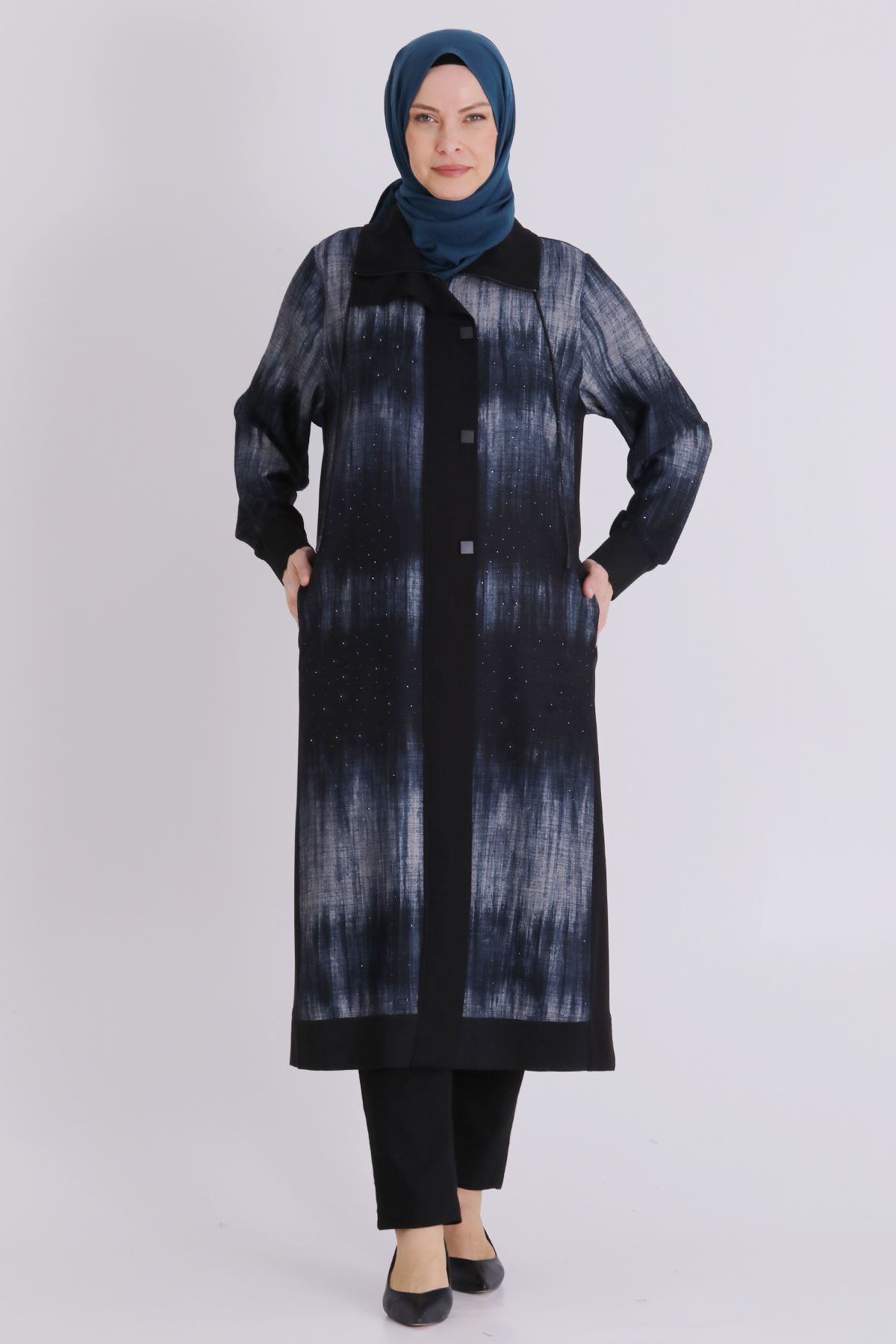 Behrem Taş Detaylı Kap- LYN04464 Siyah