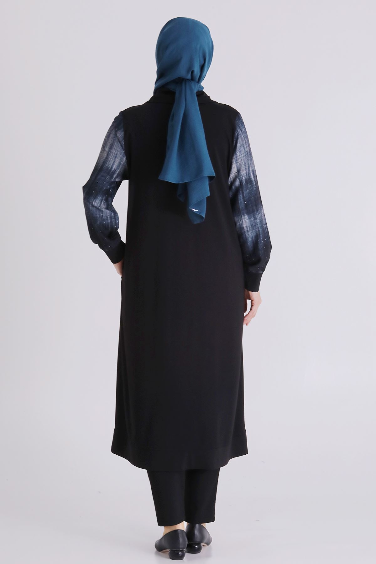 Behrem Taş Detaylı Kap- LYN04464 Siyah