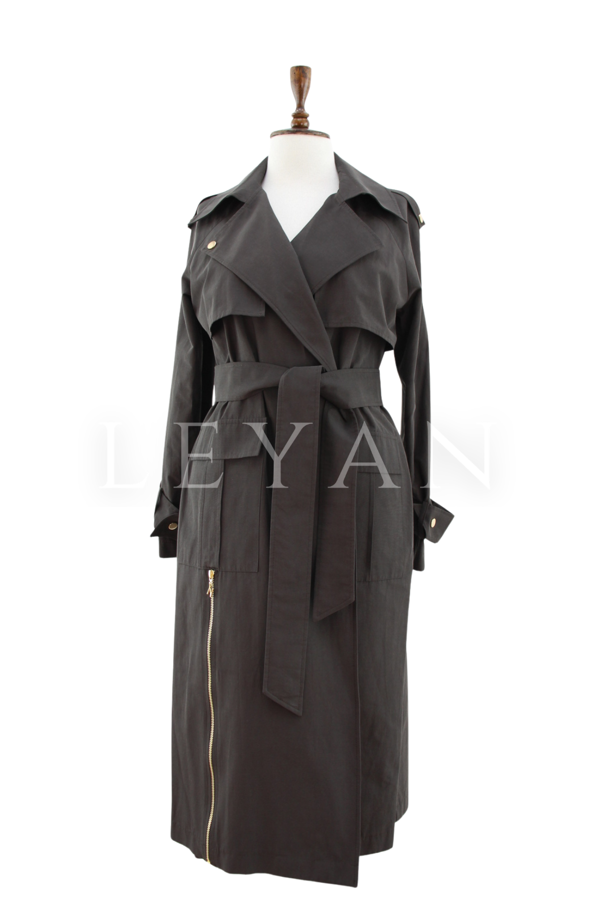 Nuss Kolları Kemerli Kap- LYN04468 Kahve