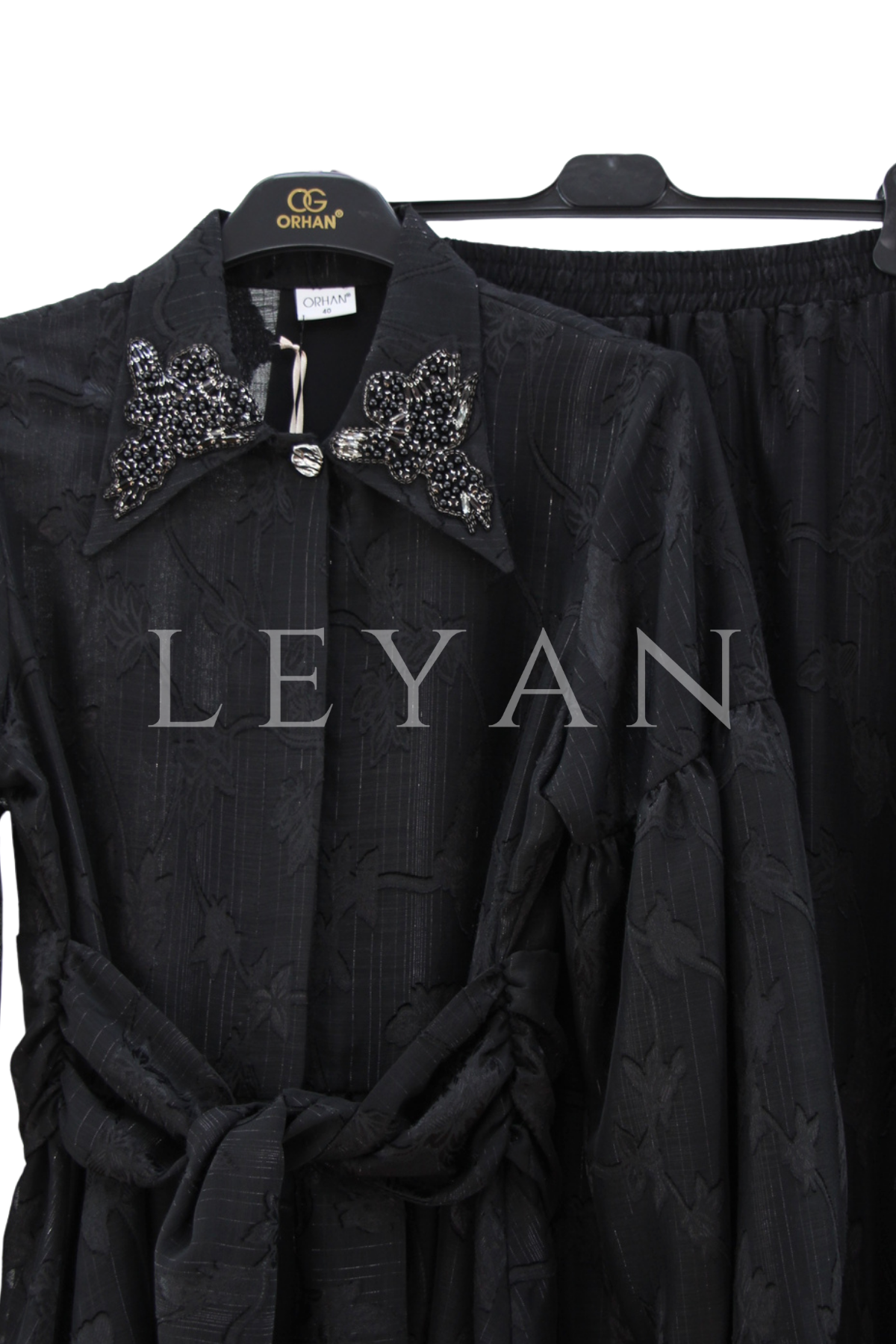 Orhan Store Tüllü Takım- LYN04467 Siyah