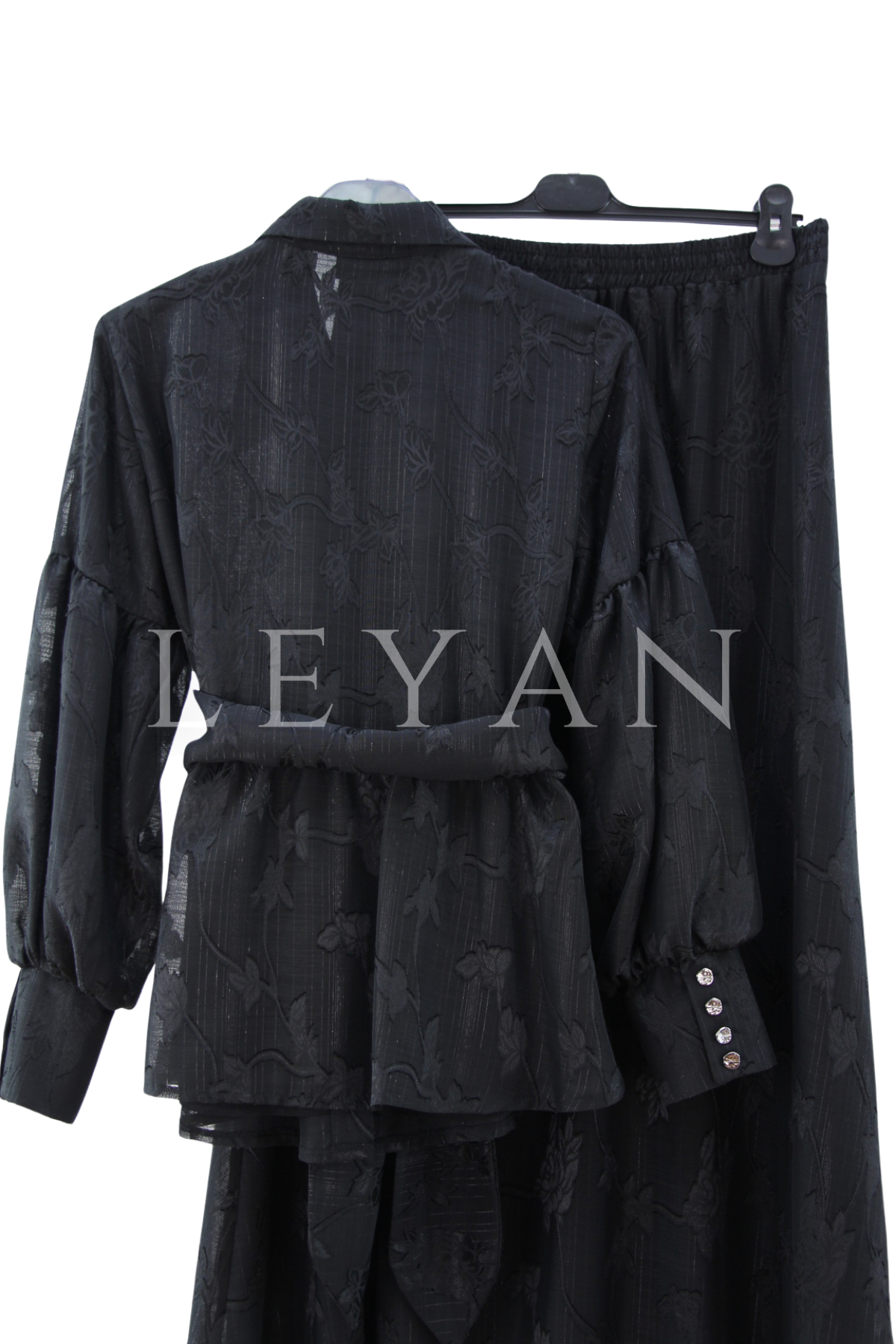 Orhan Store Tüllü Takım- LYN04467 Siyah