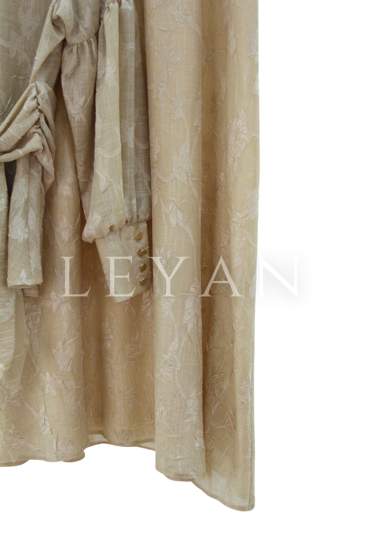 Orhan Store Tüllü Takım- LYN04467 Bej