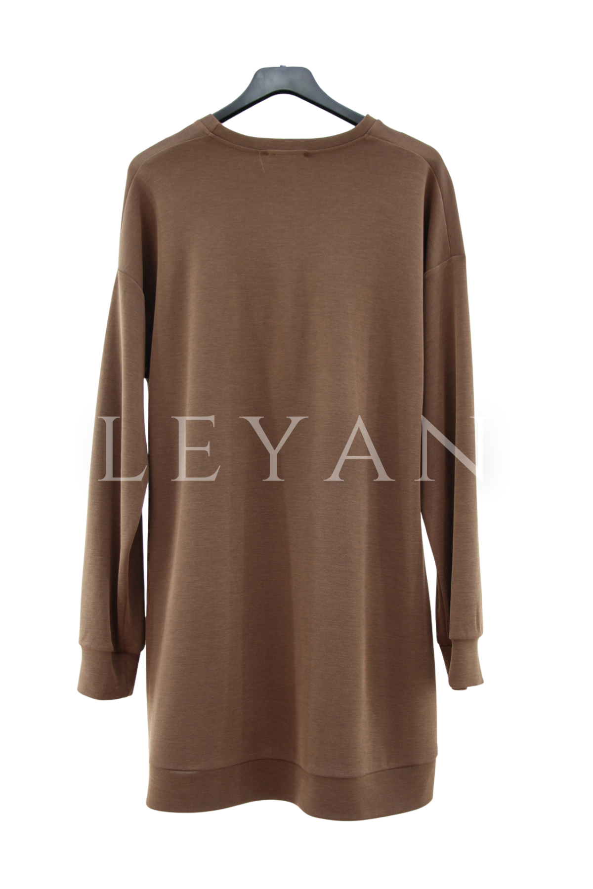 Fuat Gürşen Taş Detaylı Tunik- LYN04475 Kahve