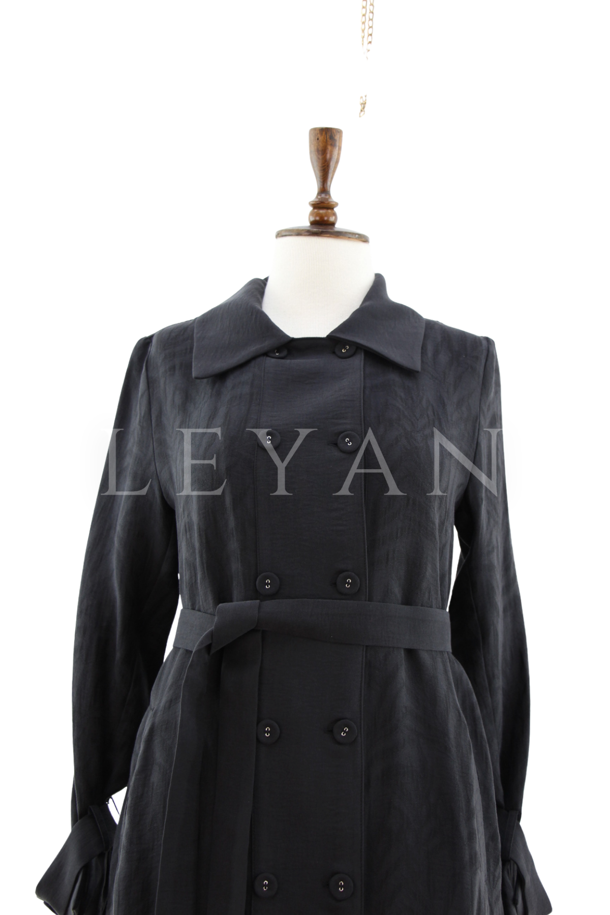 Orhan Store Düğmeli Kap- LYN04477 Siyah