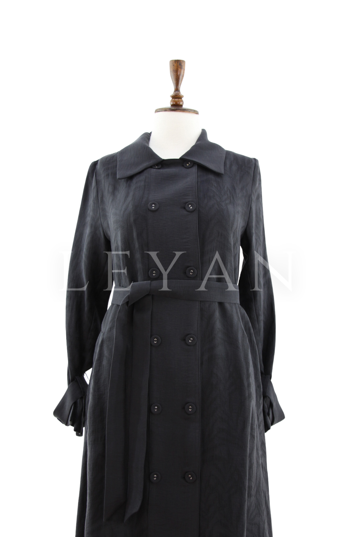 Orhan Store Düğmeli Kap- LYN04477 Siyah