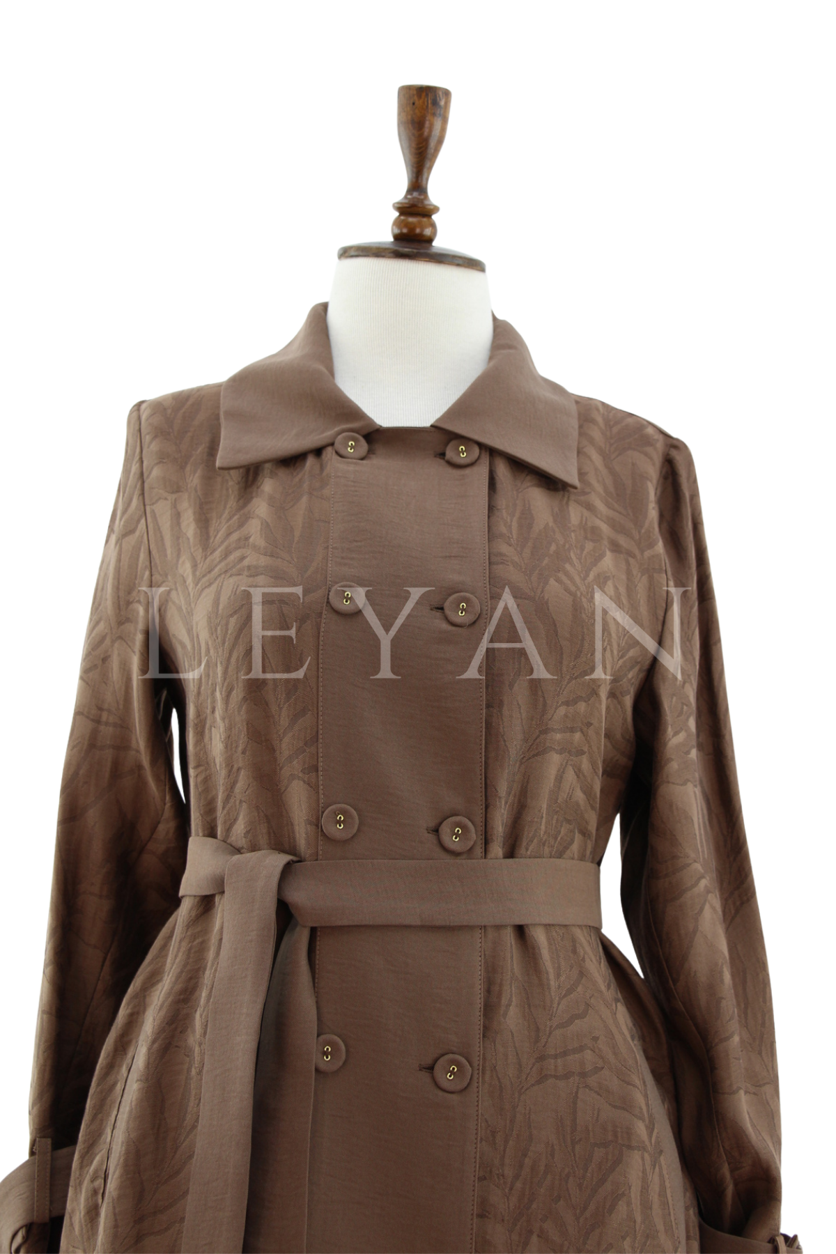 Orhan Store Düğmeli Kap- LYN04477 Kahve