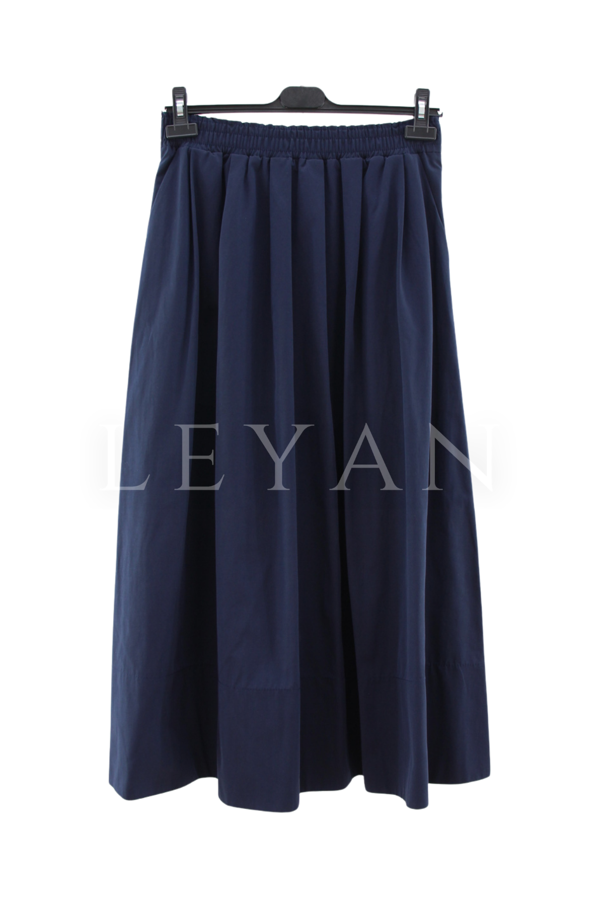 Sentez Ely Beli Lastikli Etek- LYN04479 Lacivert