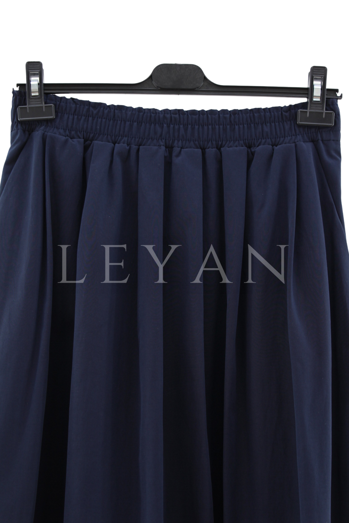 Sentez Ely Beli Lastikli Etek- LYN04479 Lacivert