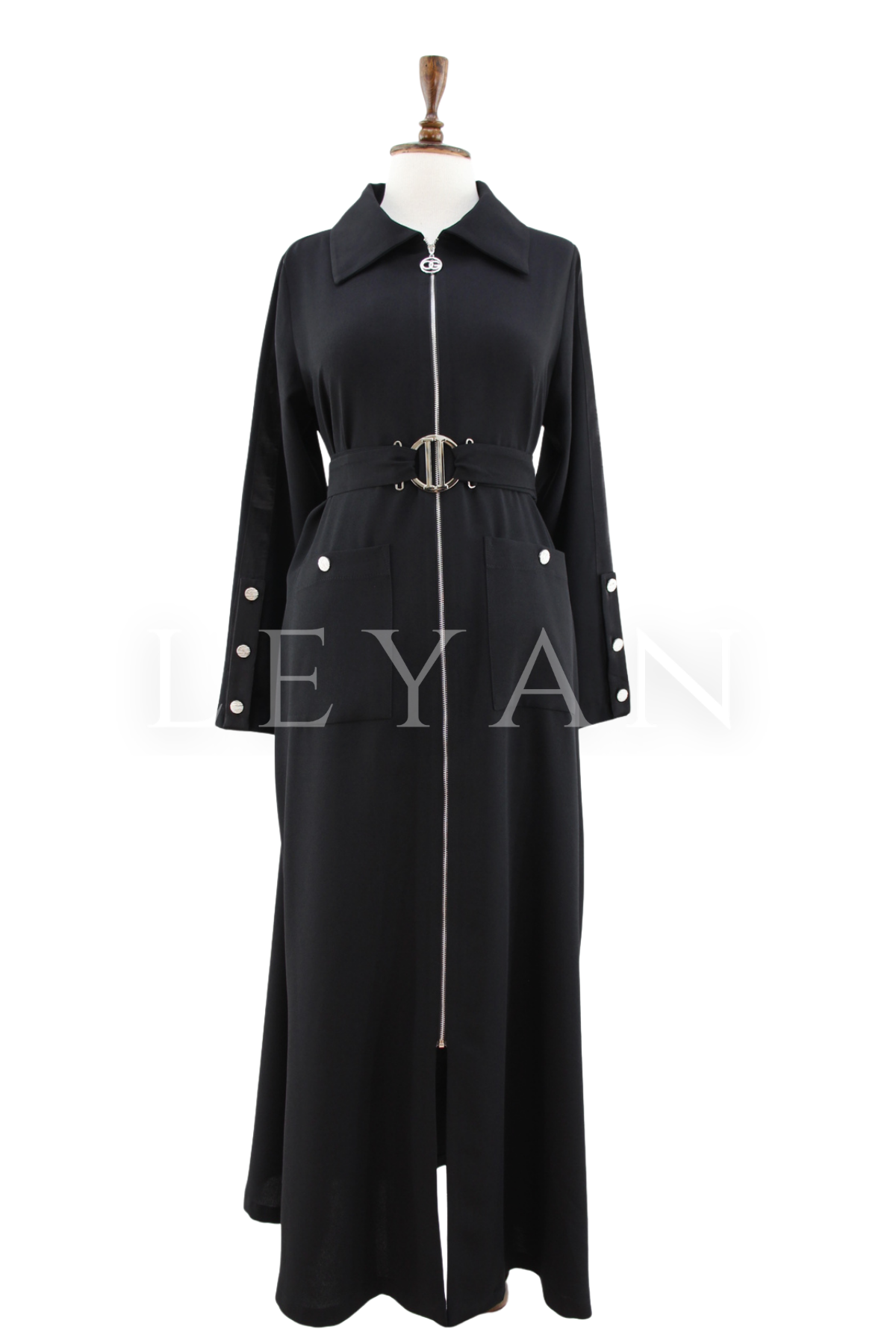 Orhan Store Kolları Şerit Detaylı Kap- LYN04481 Siyah