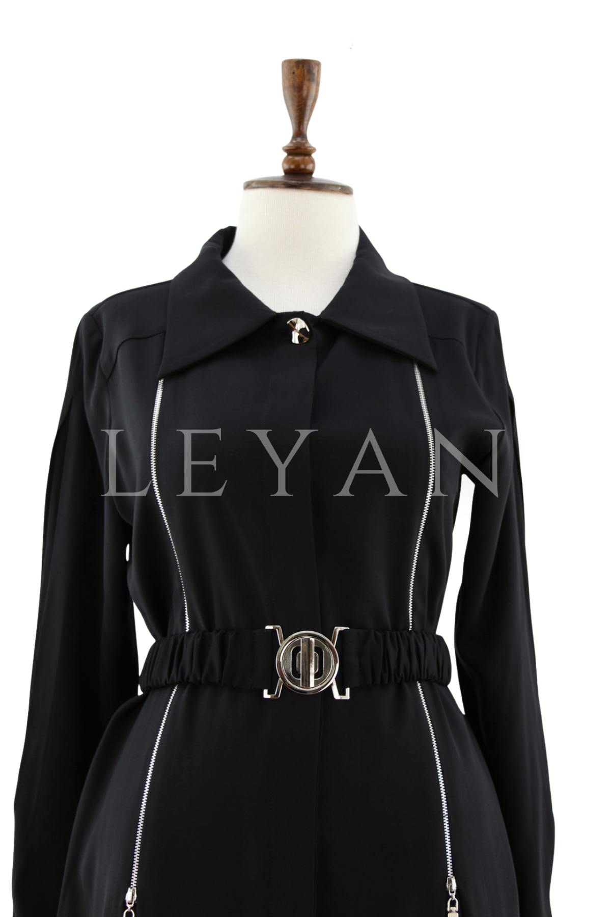 Orhan Store Fermuar Detaylı Kap- LYN04483 Siyah