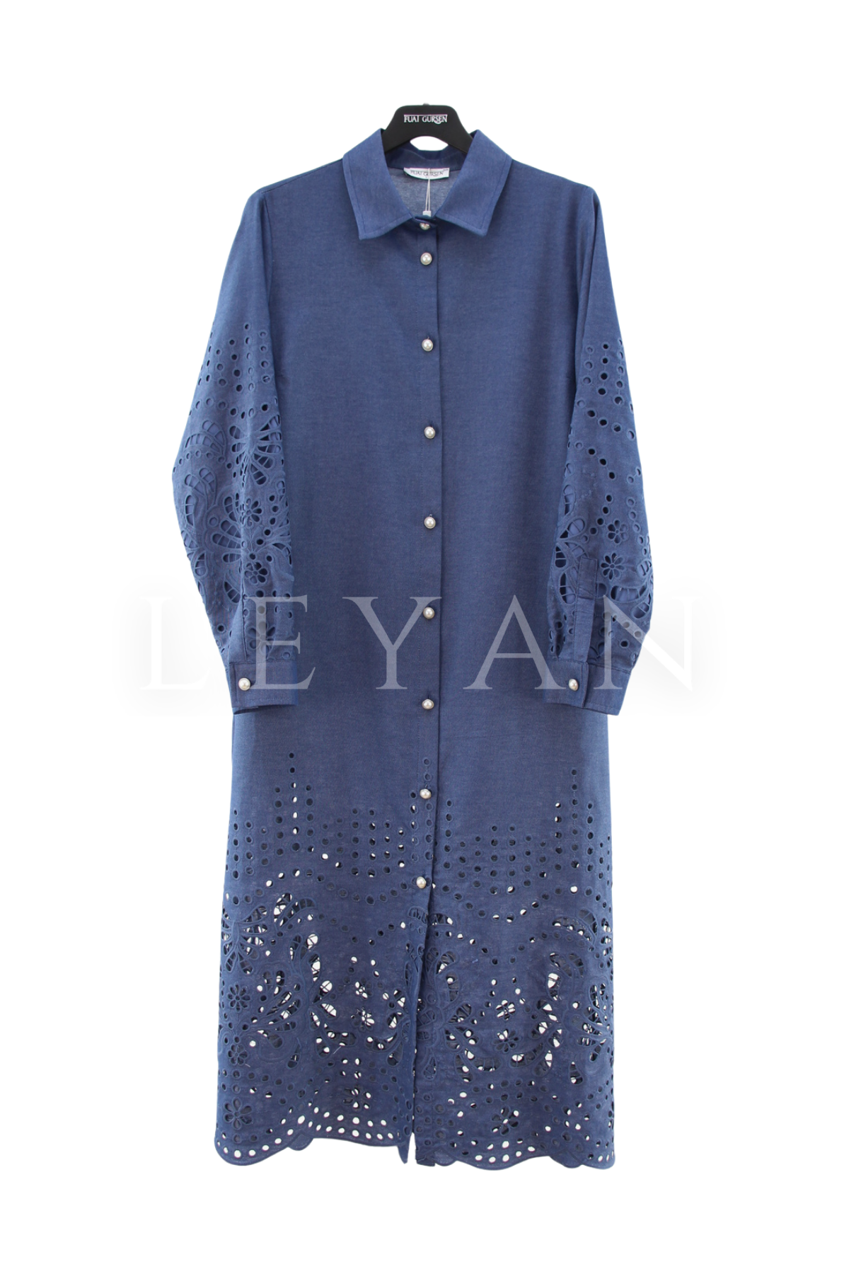 Fuat Gürşen Kot Görünümlü Kap- LYN04485 Mavi