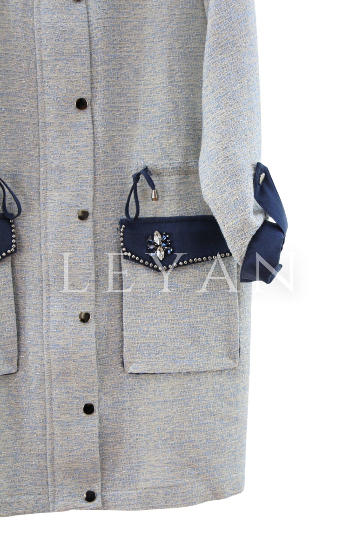 Orhan Store Ceket- LYN04487 Mavi