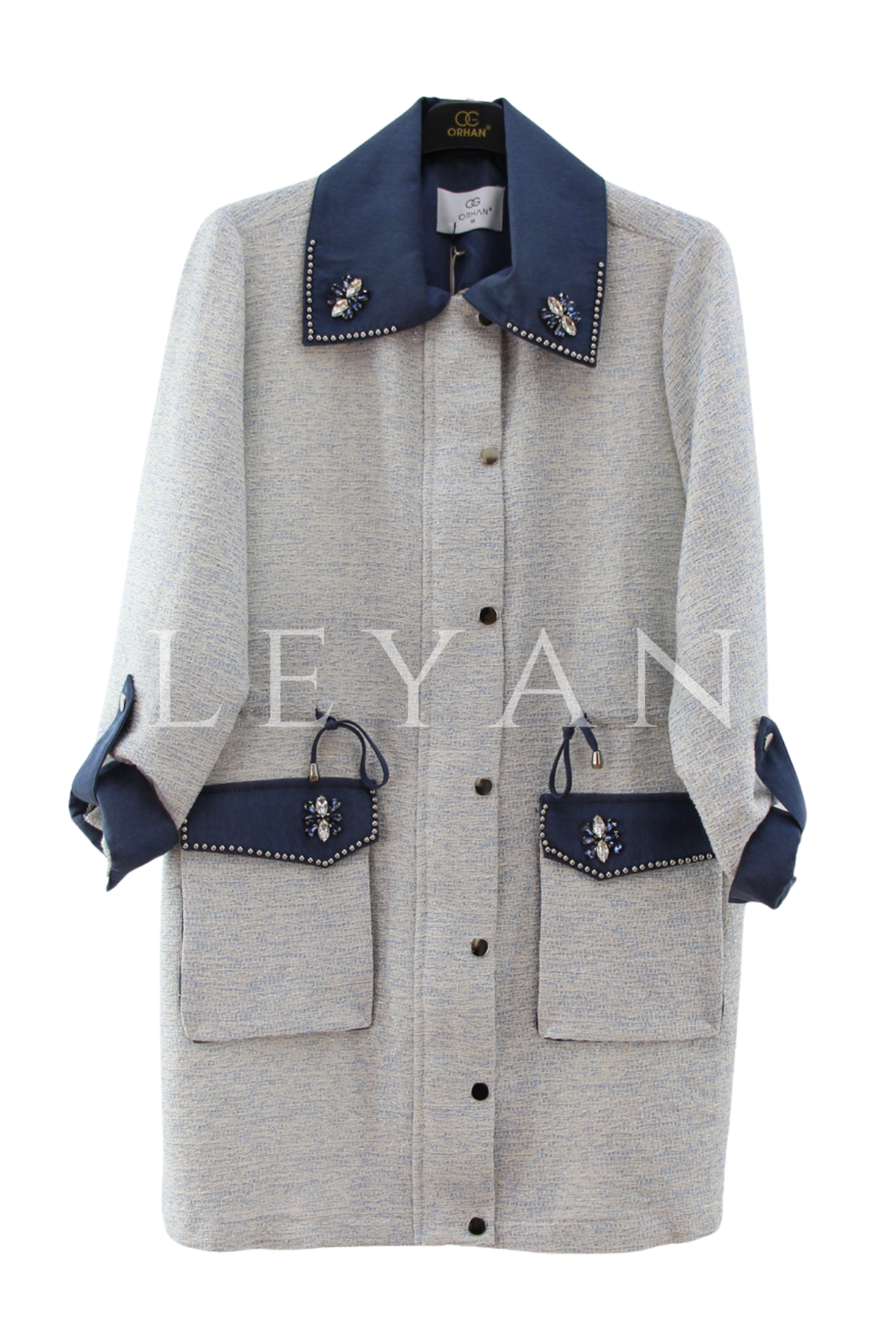 Orhan Store Ceket- LYN04487 Mavi