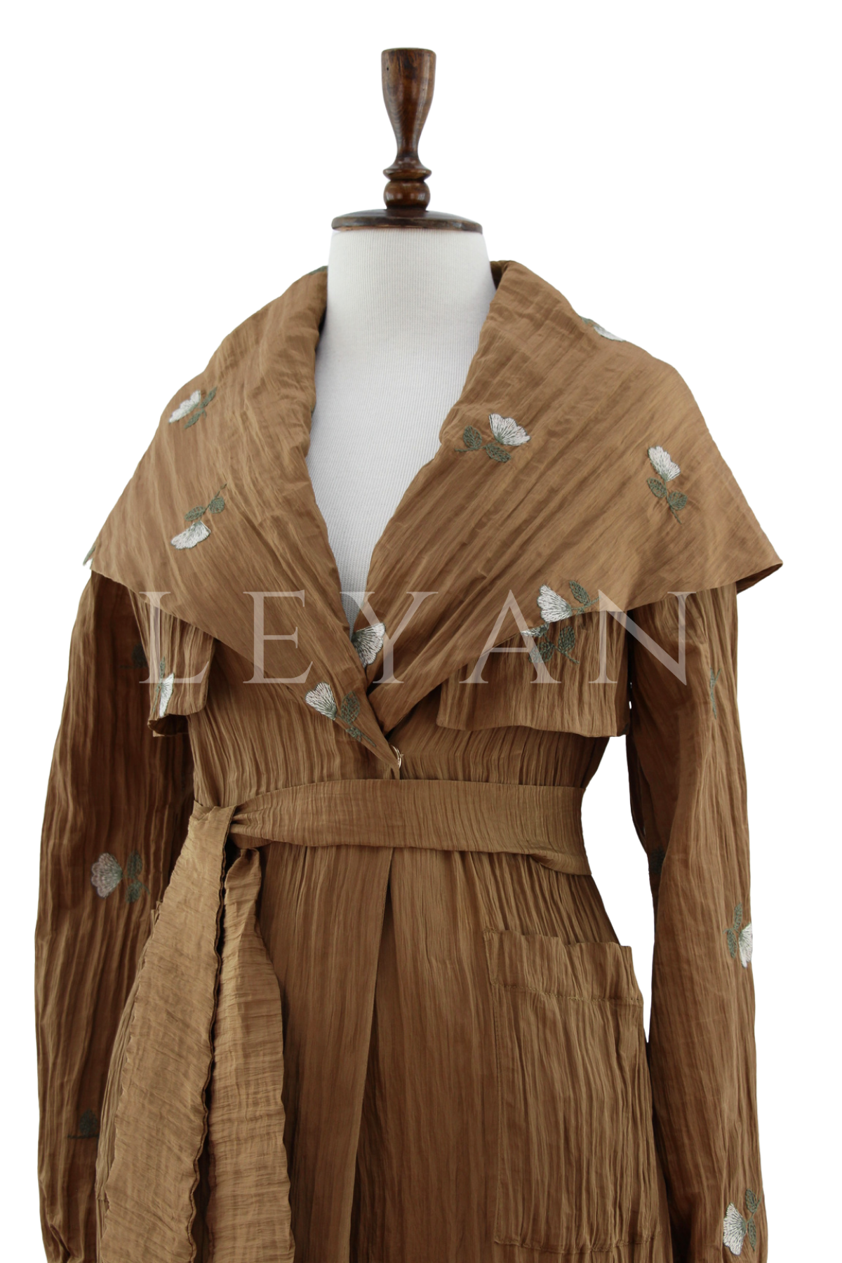 Orhan Store İşlemeli Kap- LYN04489 Kahve