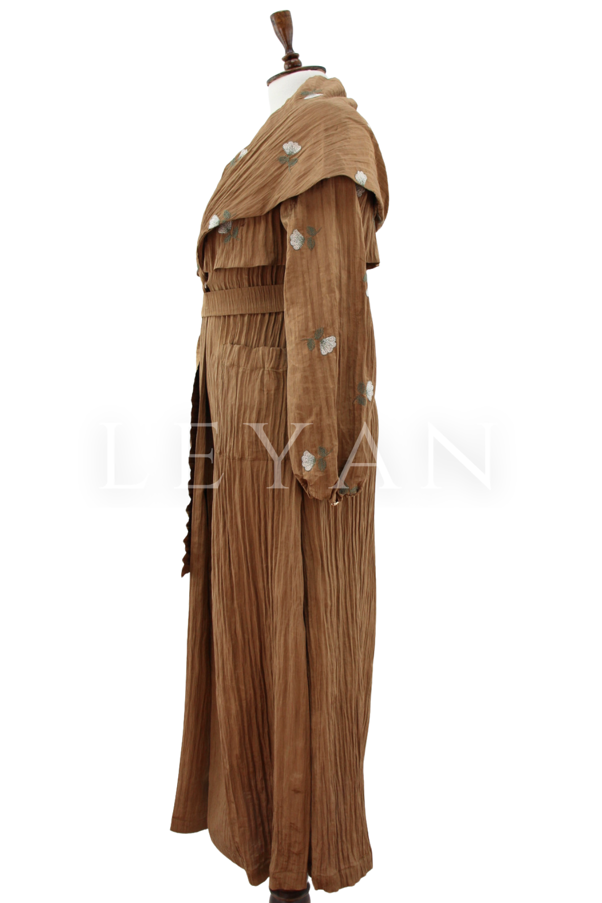 Orhan Store İşlemeli Kap- LYN04489 Kahve