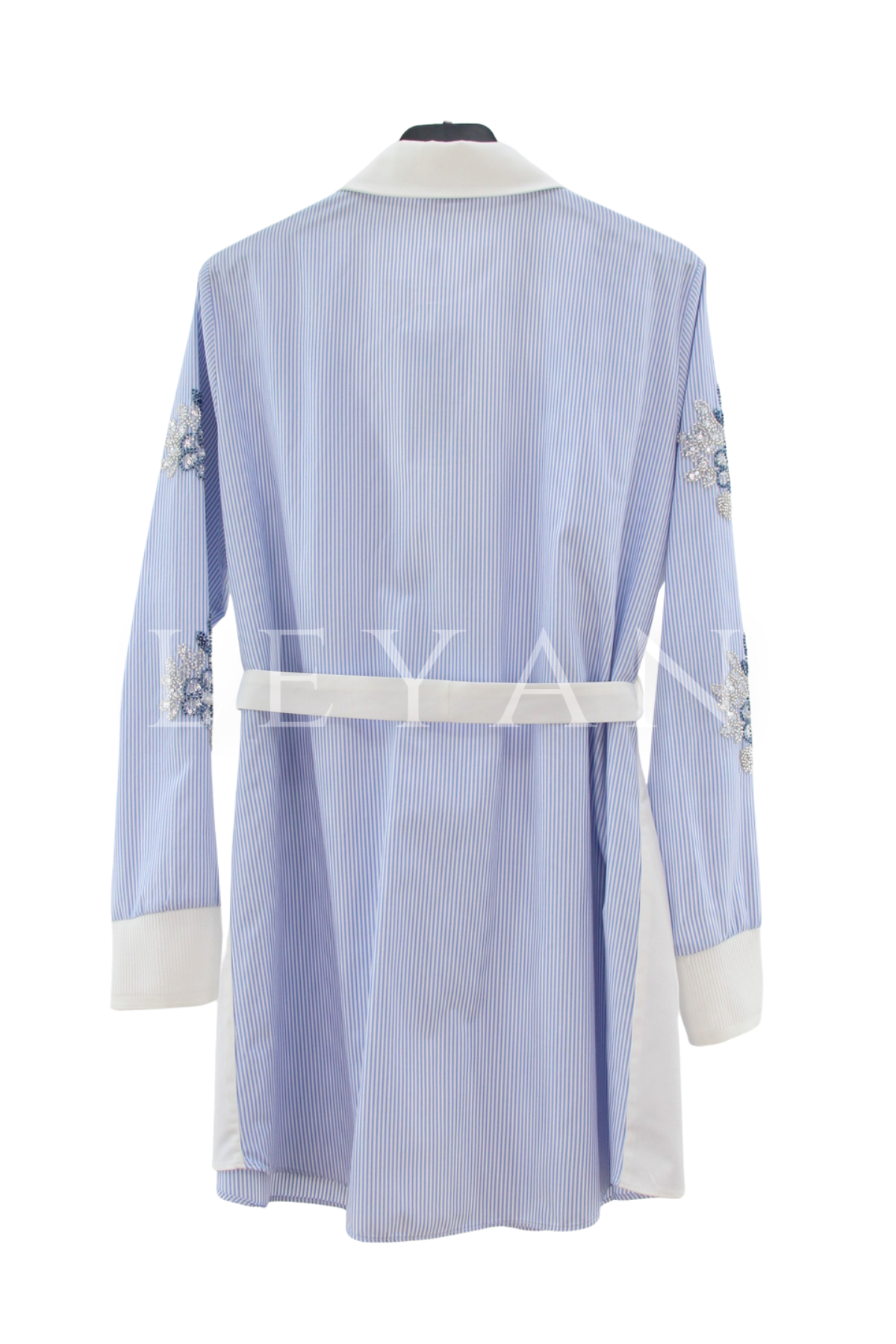 Fuat Gürşen İşleme Detaylı Gömlek Tunik- LYN04490 Mavi