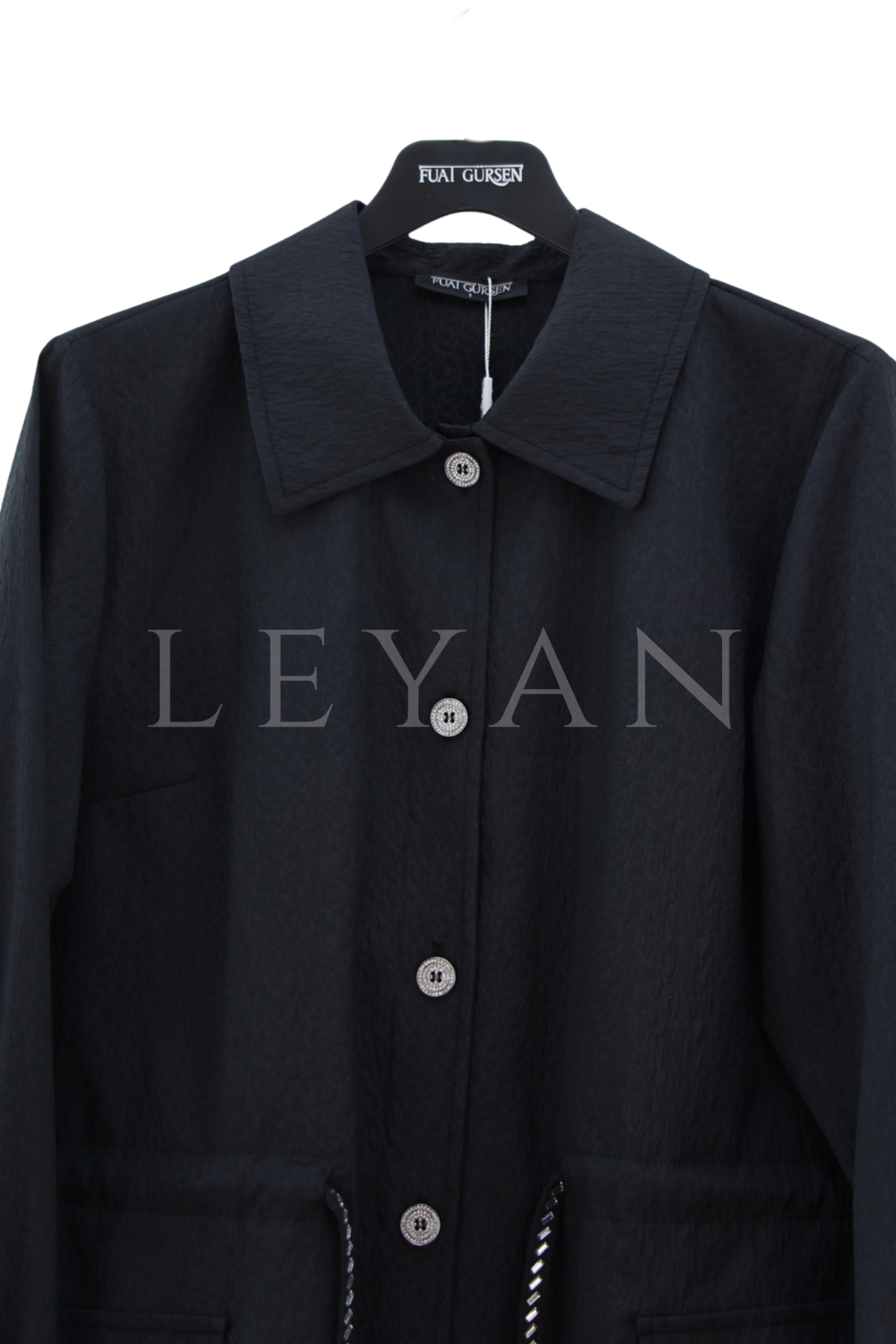 Fuat Gürşen Beli Büzgülü Kap- LYN04491 Siyah