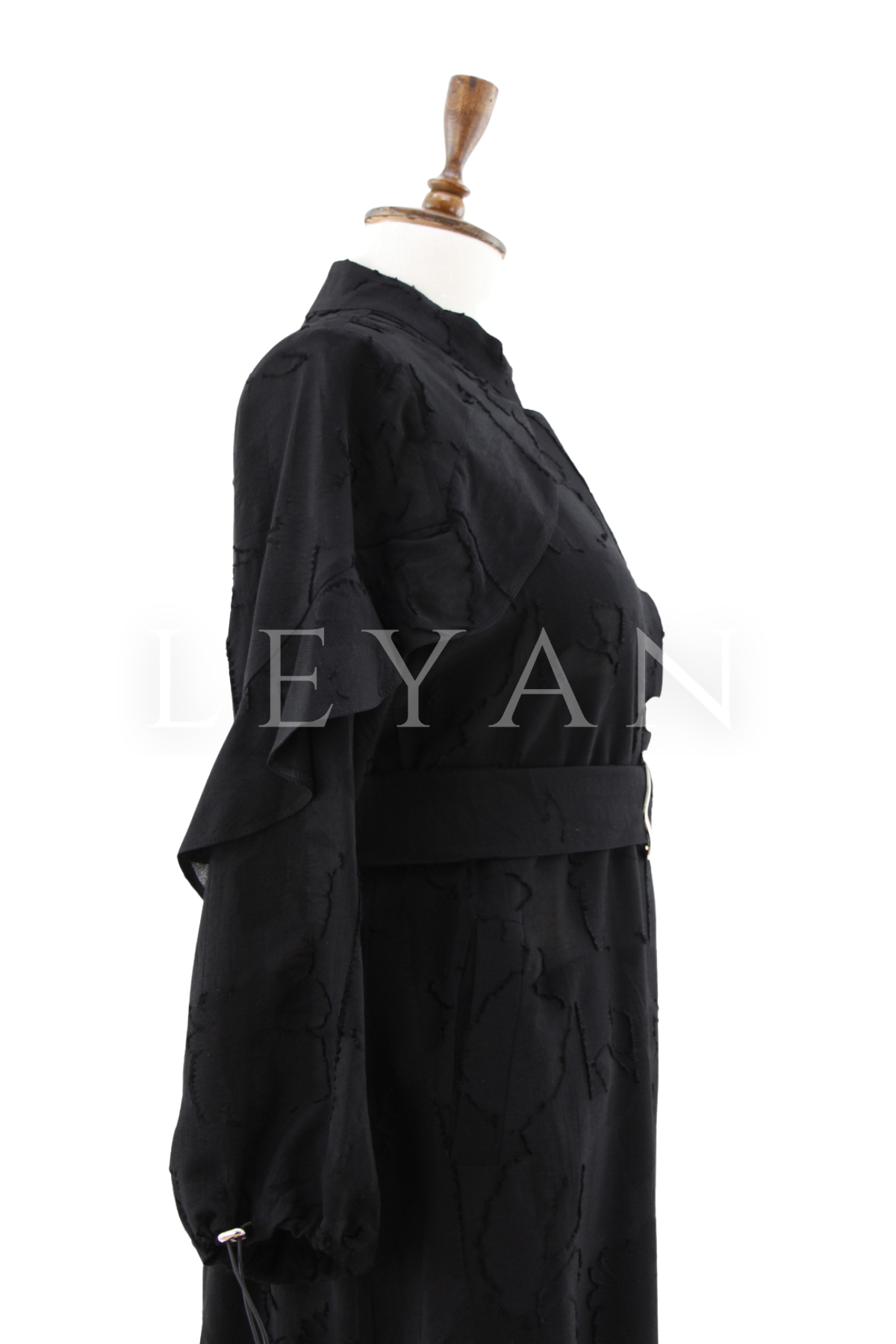 Orhan Store Düğmeli Kap- LYN04497 Siyah