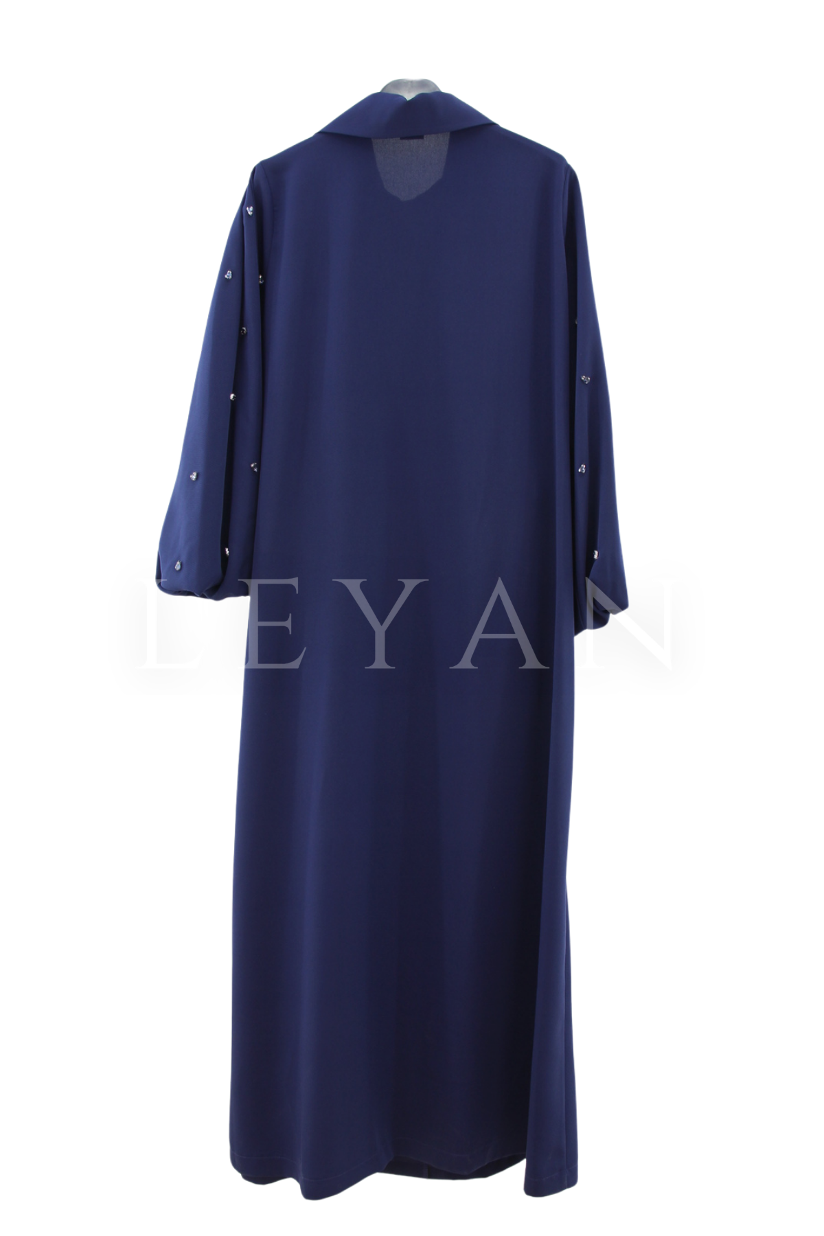 Orhan Store Taş İşlemeli Ferace- LYN04506 Lacivert