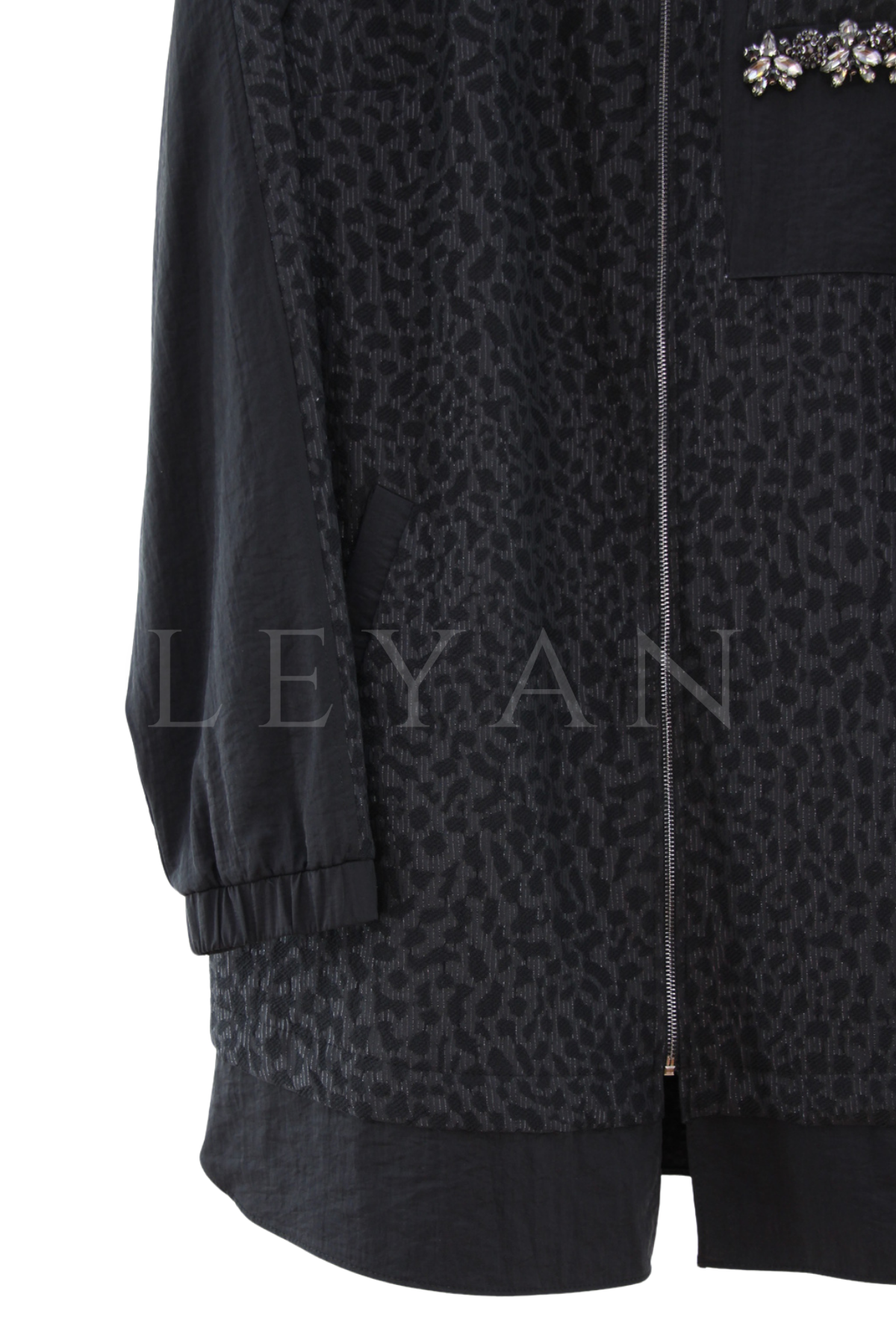 Fuat Gürşen Cebi Taş Detaylı Kap- LYN04503 Siyah