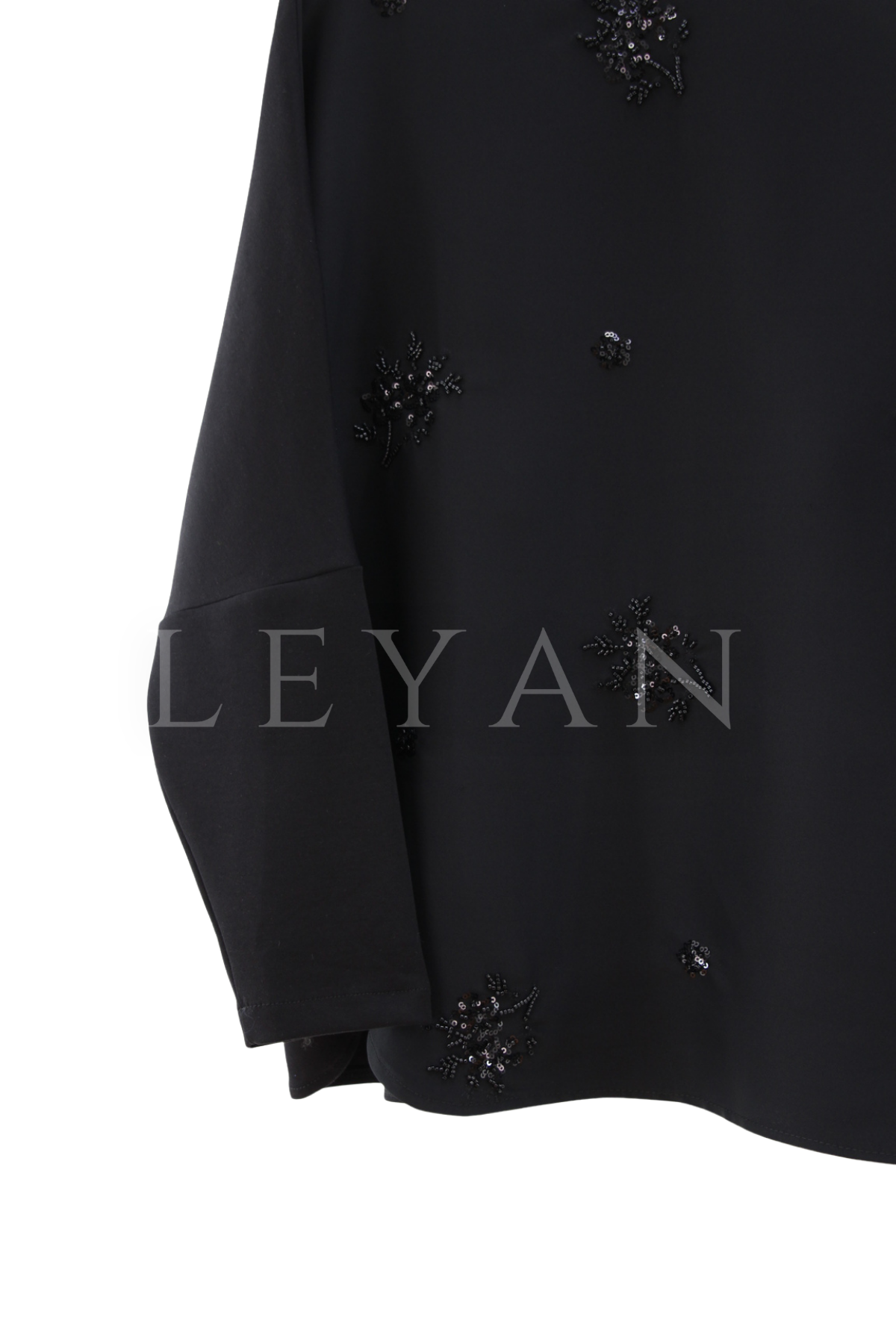 Fuat Gürşen İşlemeli Bluz- LYN04511 Siyah