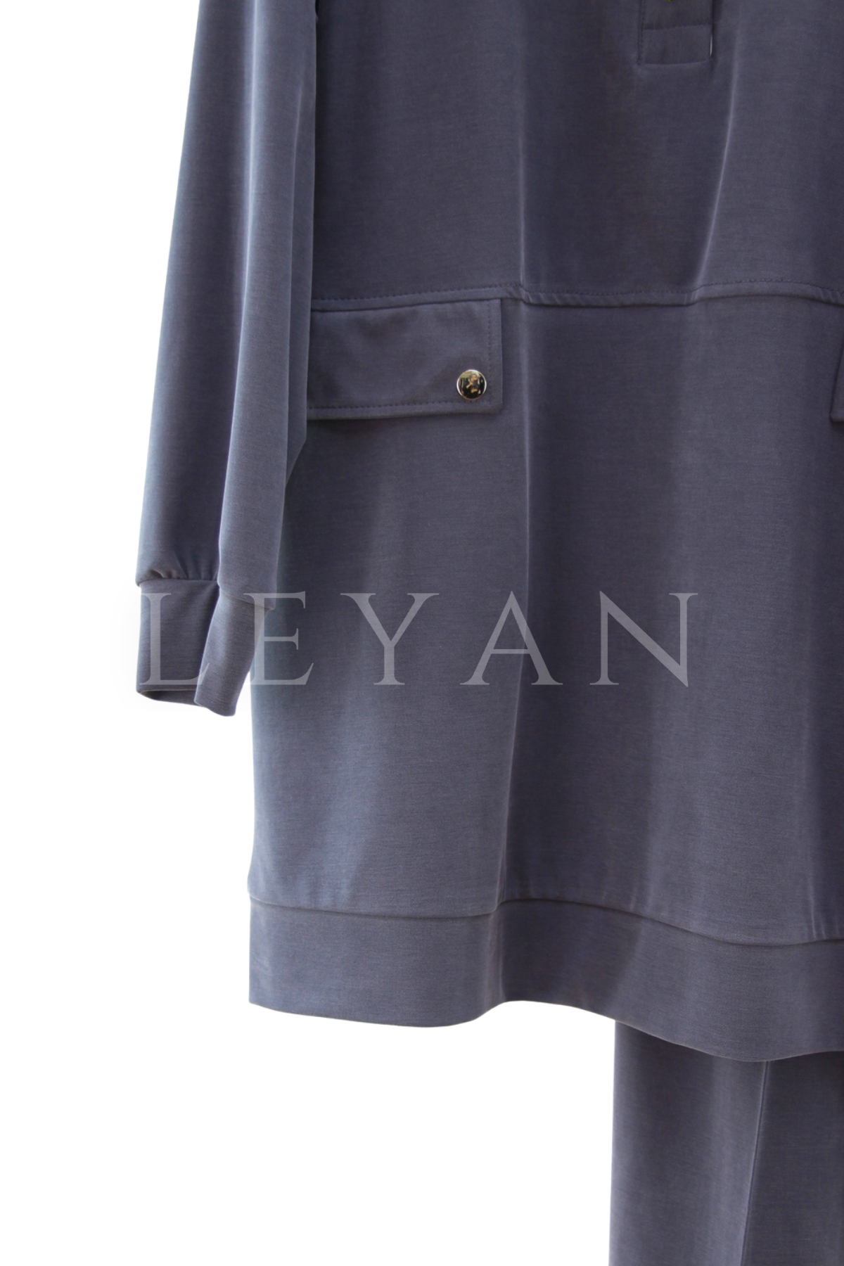 Fuat Gürşen Yaka Ve Cep Detaylı Takım- LYN04510 İndigo