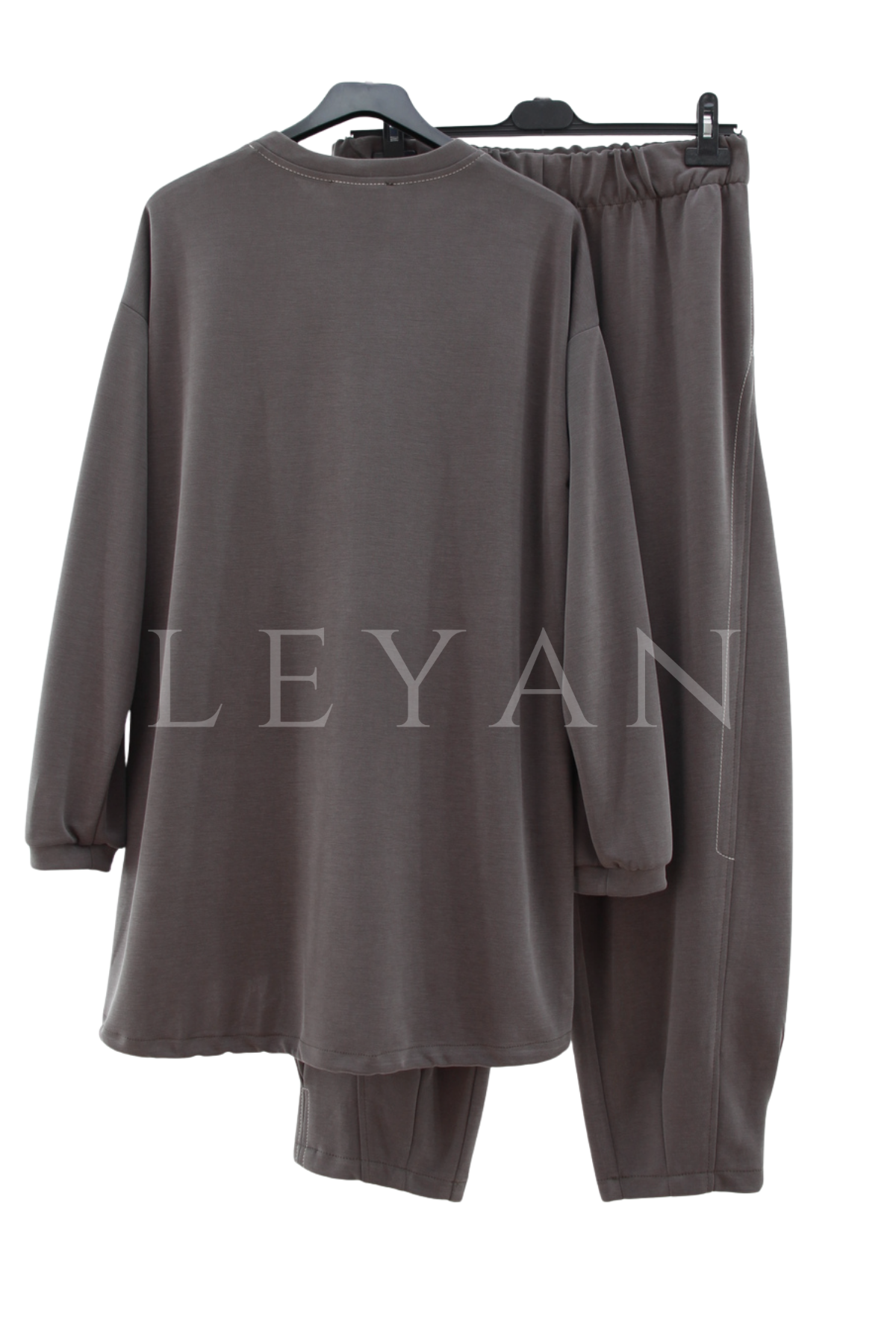 Fuat Gürşen Fermuar Detaylı Takım- LYN04512 Kahve