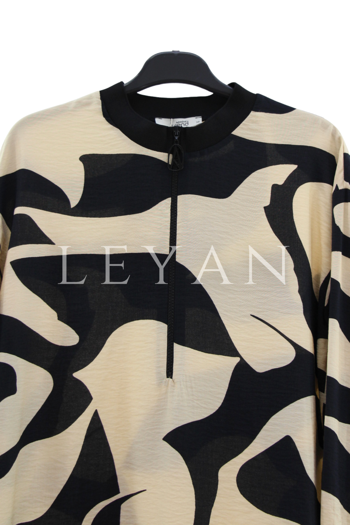 Armine Trend Ribanalı Tunik- LYN04513 Bej