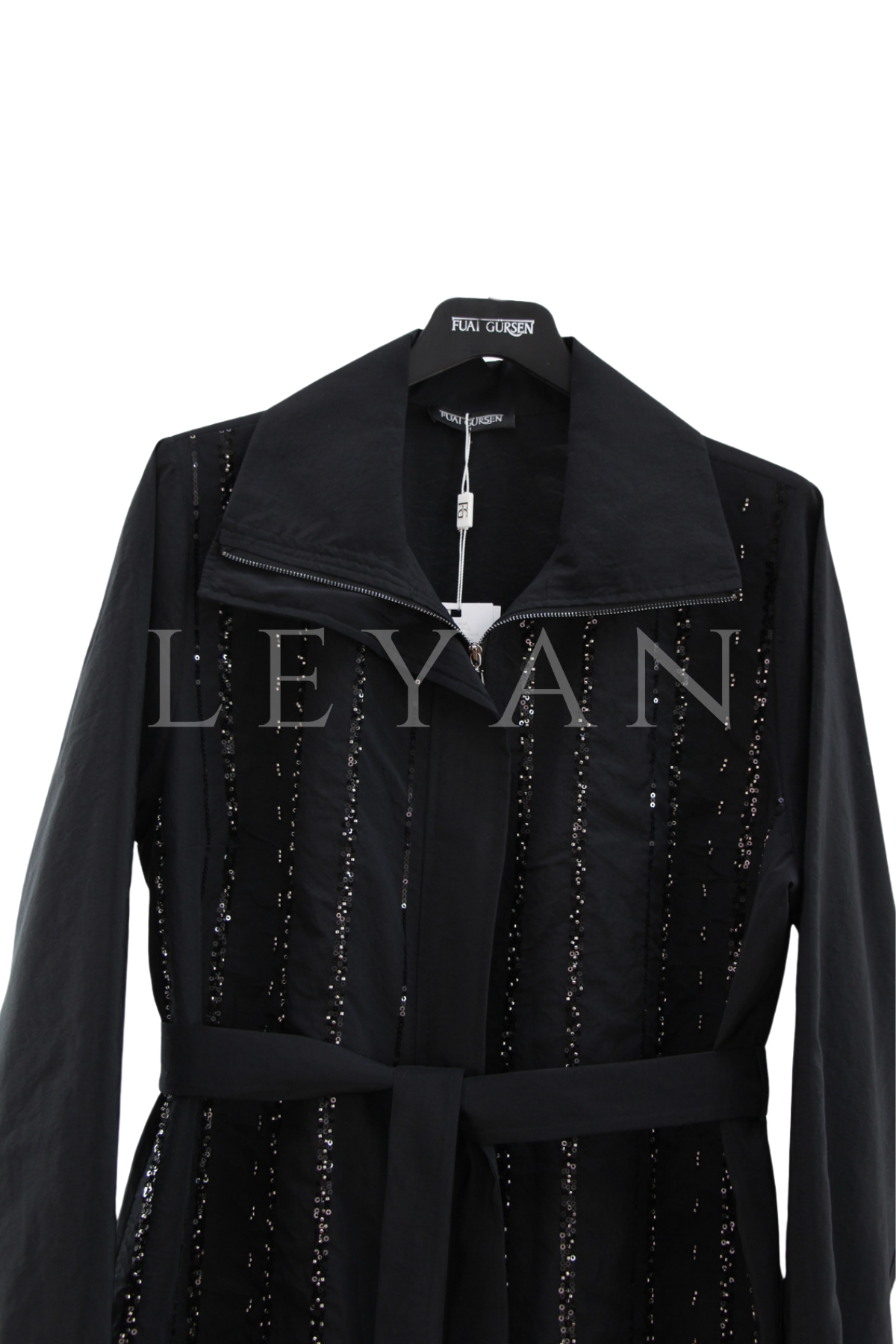 Fuat Gürşen İşlemeli Kap- LYN04515 Siyah