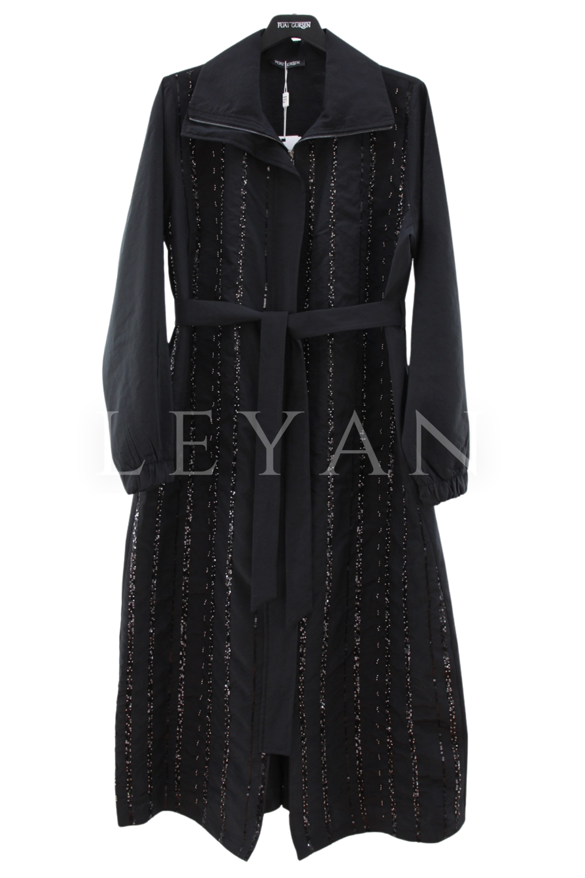 Fuat Gürşen İşlemeli Kap- LYN04515 Siyah