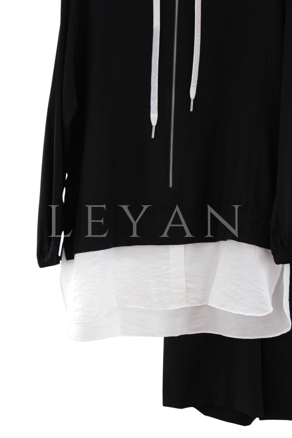 Armine Trend Gömlek Detaylı Takım- LYN04516 Siyah