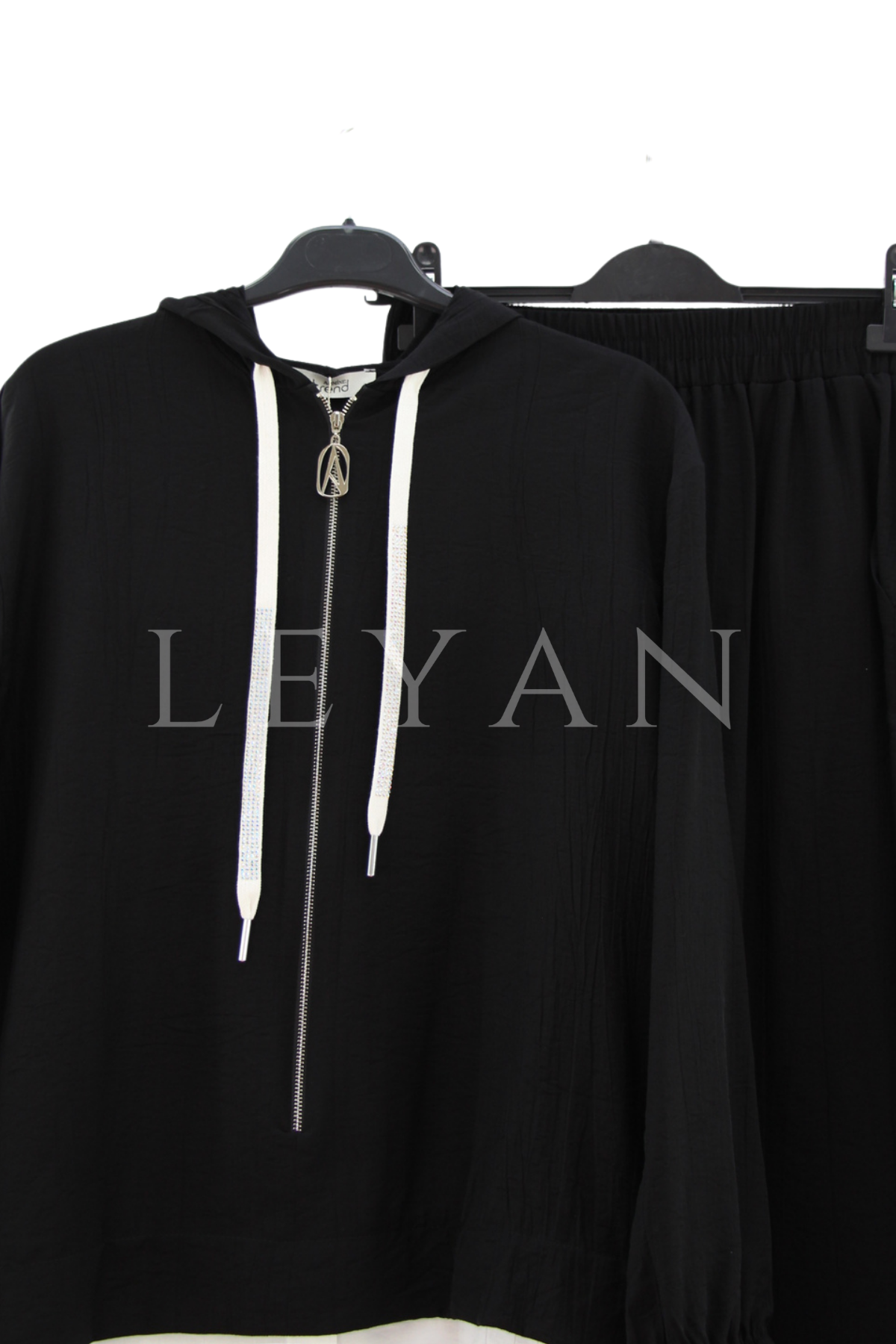 Armine Trend Gömlek Detaylı Takım- LYN04516 Siyah