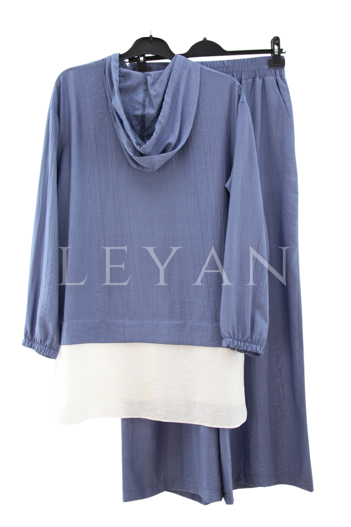 Armine Trend Gömlek Detaylı Takım- LYN04516 İndigo