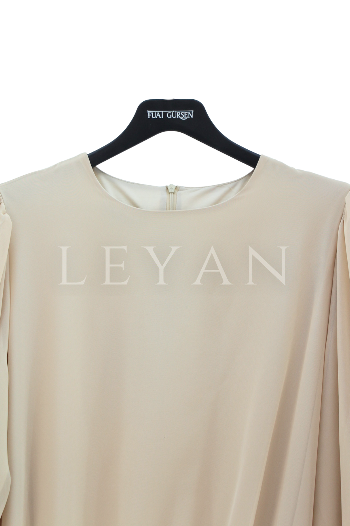 Fuat Gürşen Şifon Bluz- LYN04519 Bej