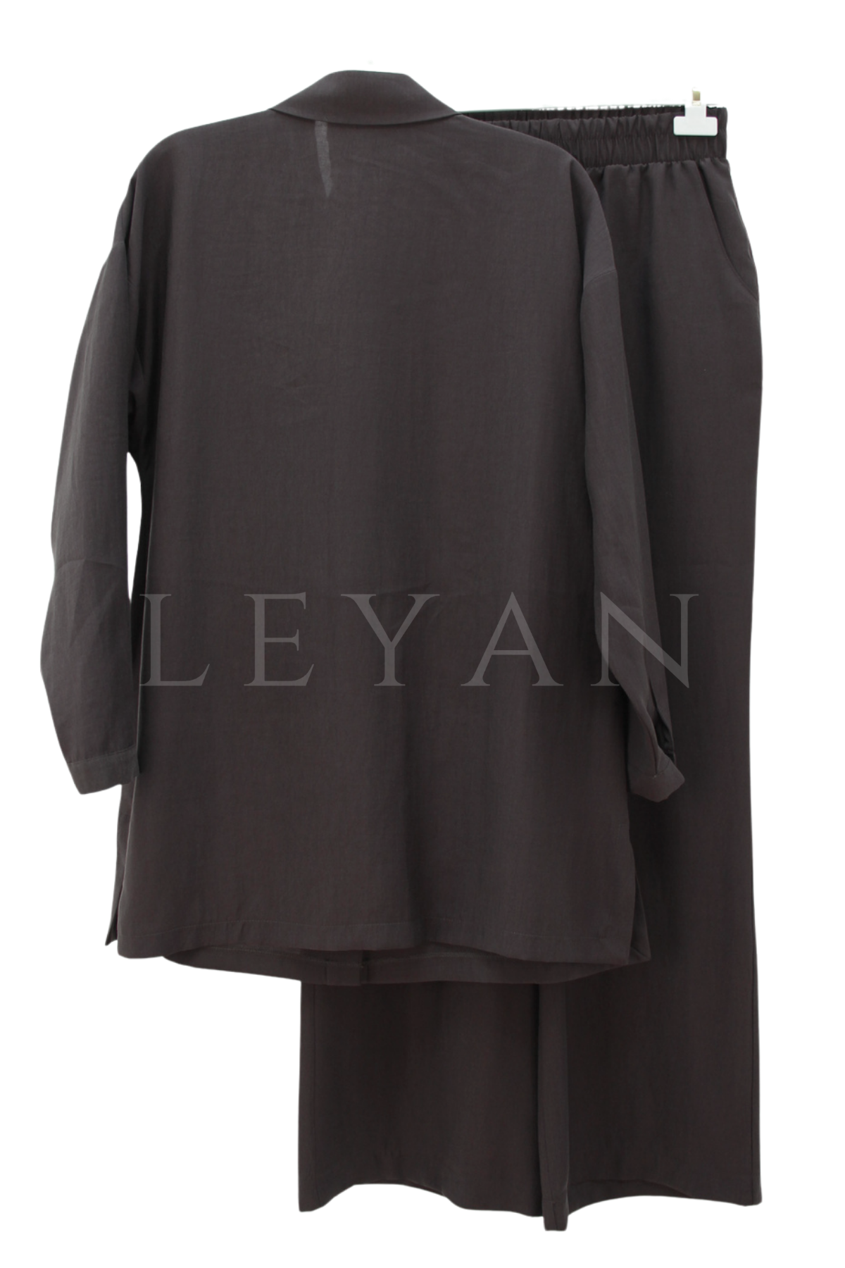 Nuss Cebi Taş Detaylı Takım- LYN04523 Kahve