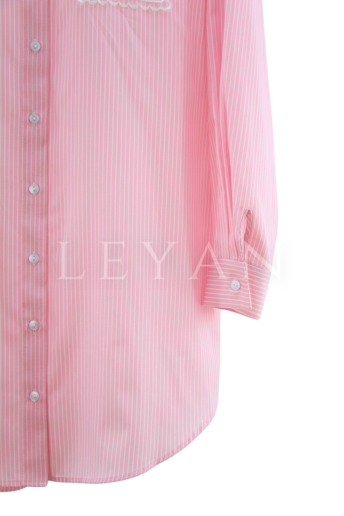 Levidor Cebi İşlemeli Gömlek- LYN04526 Pembe