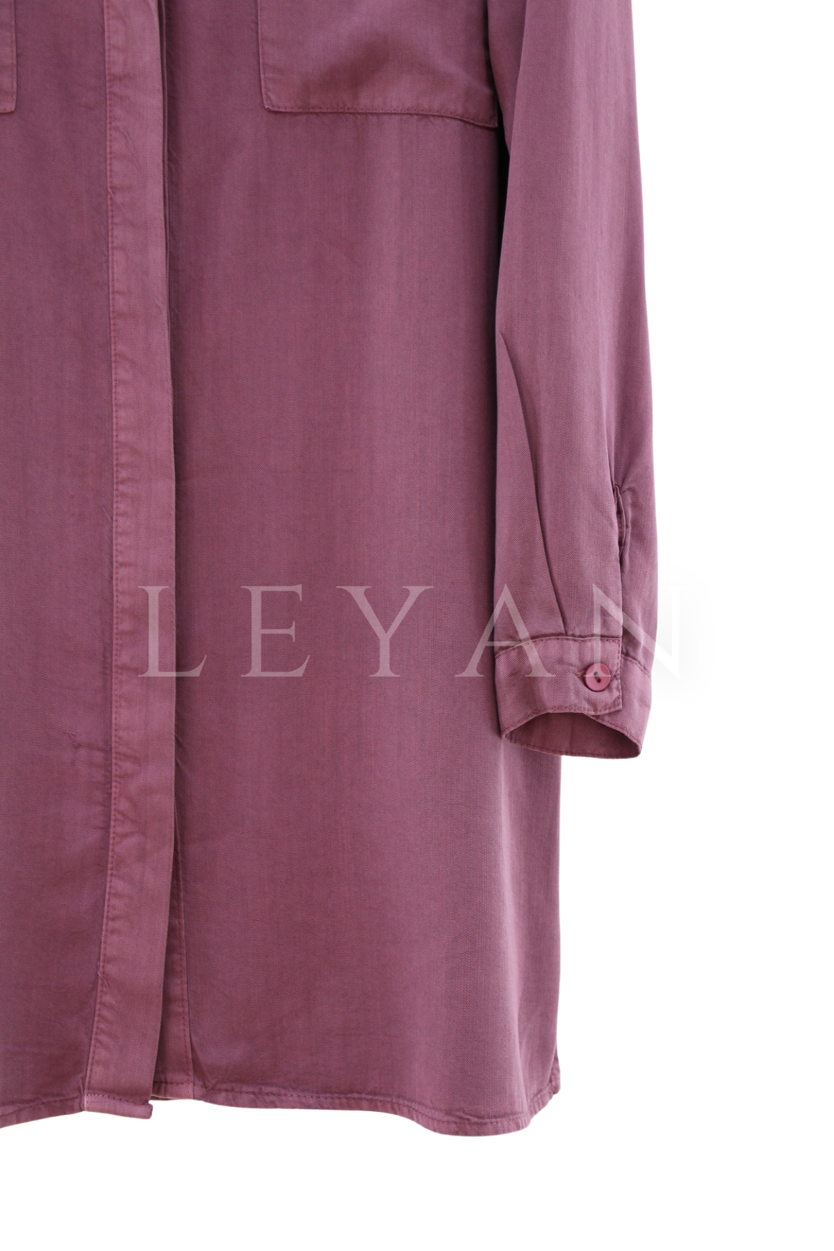 Taşlı Tensel Gömlek- LYN04531 Gül Kurusu