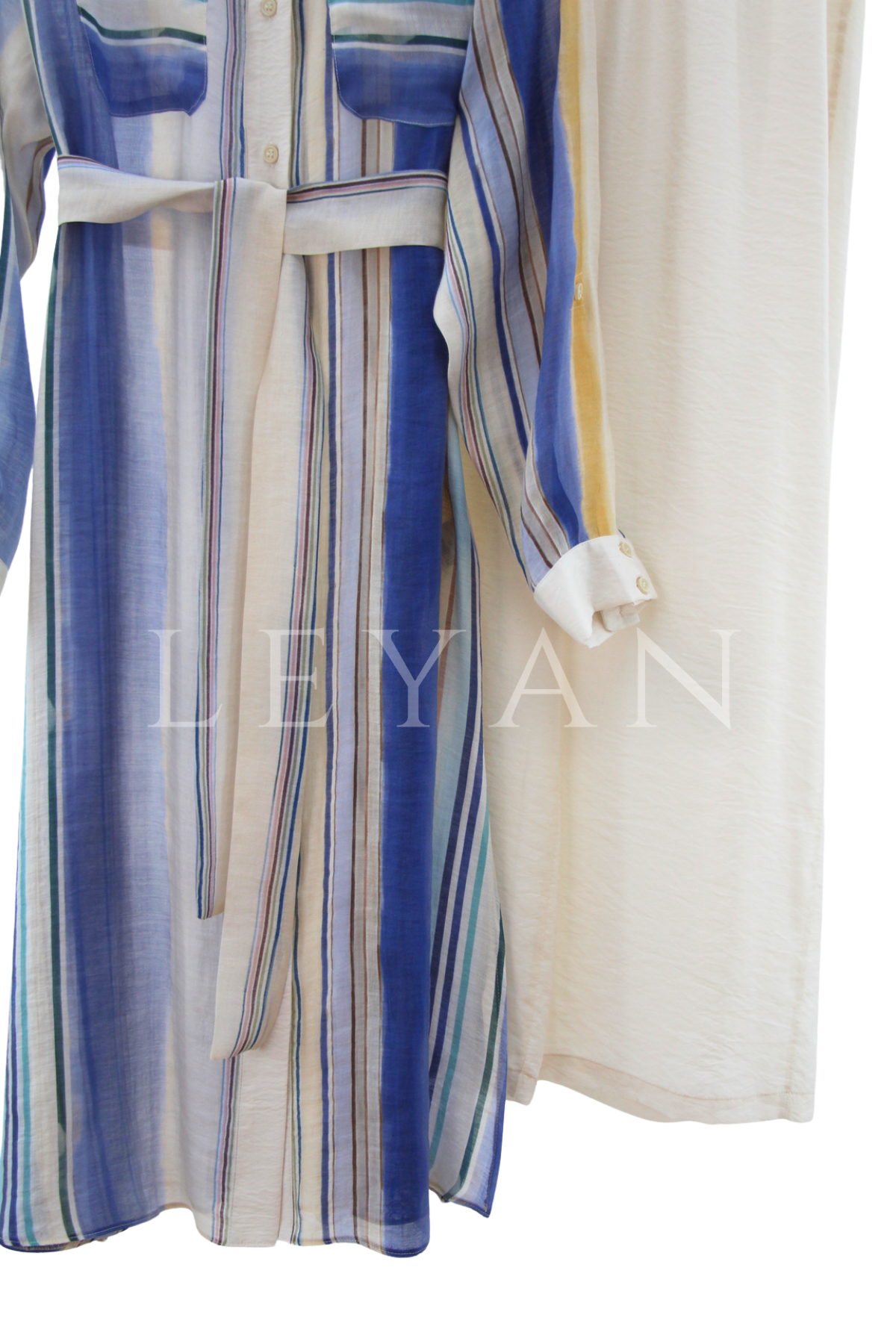 Orhan Store Renkli Çizgili Takım- LYN04539 İndigo
